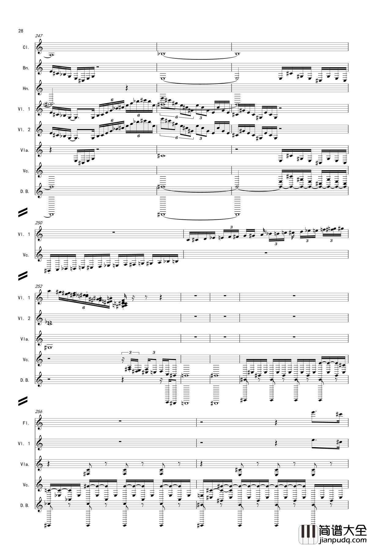 奏鸣曲之交响第14首Ⅲ钢琴谱_贝多芬_beethoven