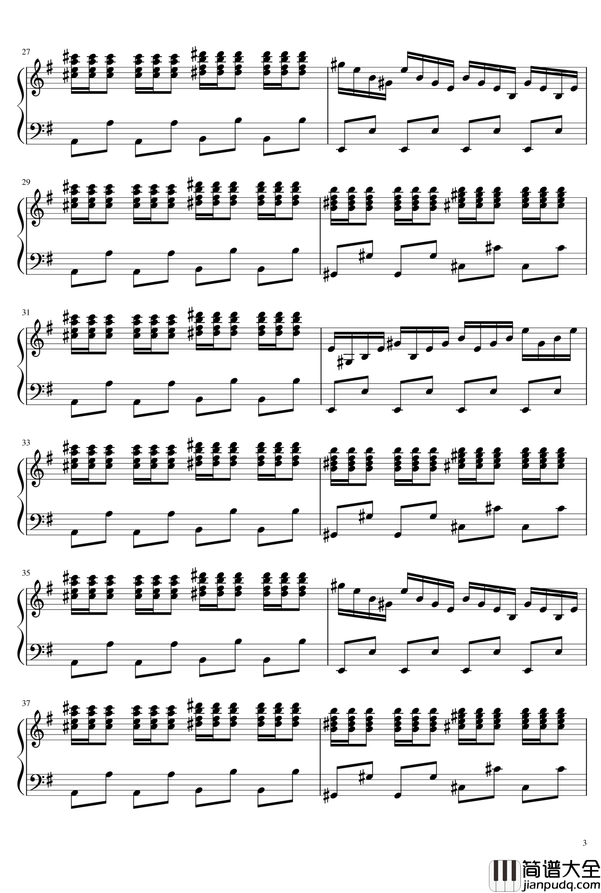 Tokyo_Hot钢琴谱_tokyo_hot