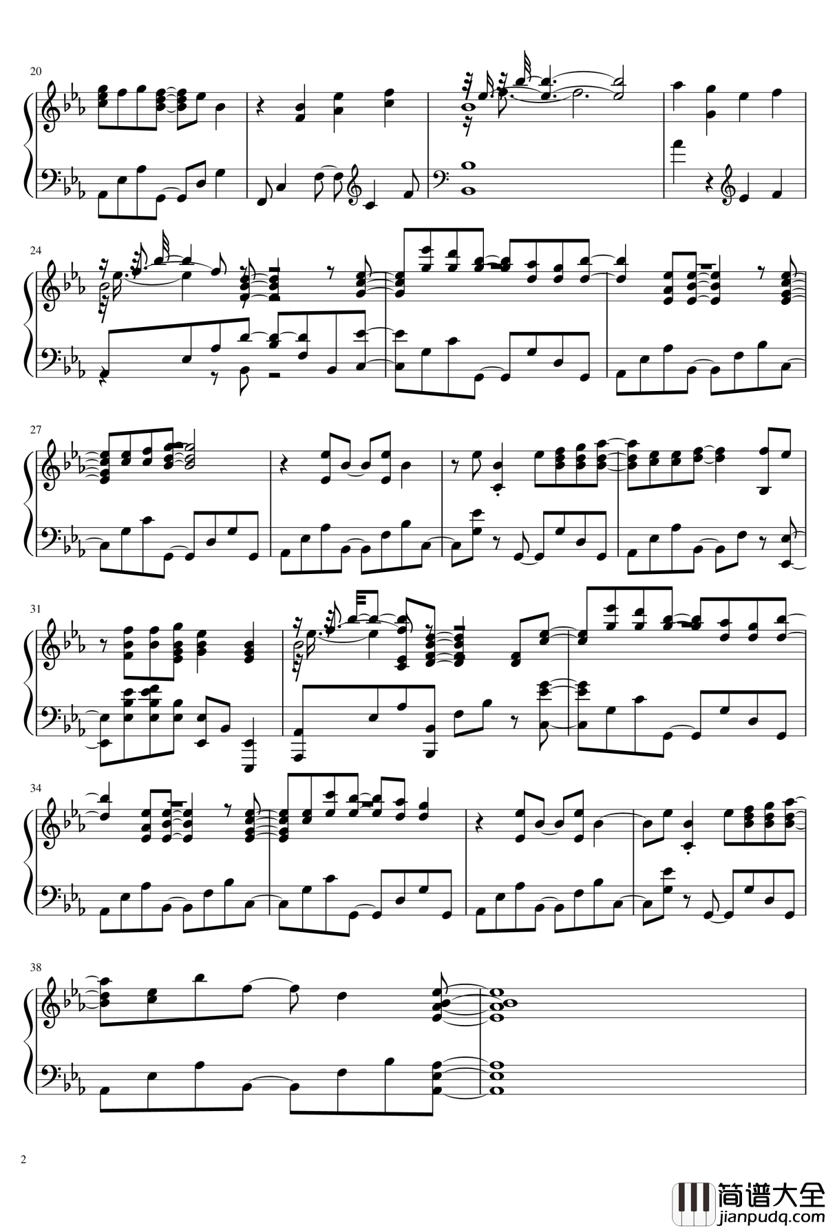 Ebb_and_Flow钢琴谱__凪のあすからOST_凪のあすから