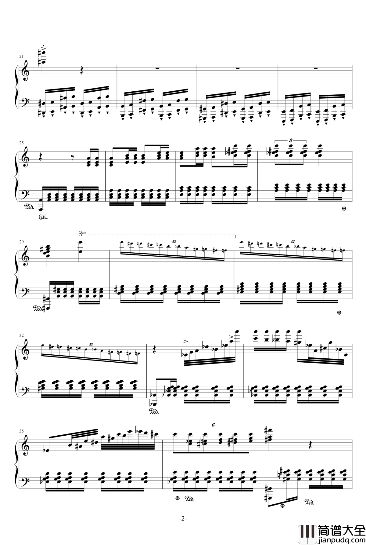 工业污染钢琴谱_乐之琴