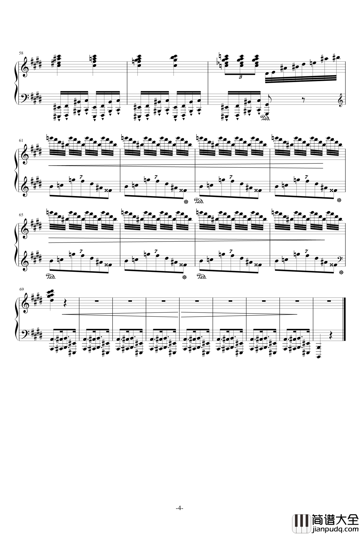 工业污染钢琴谱_乐之琴