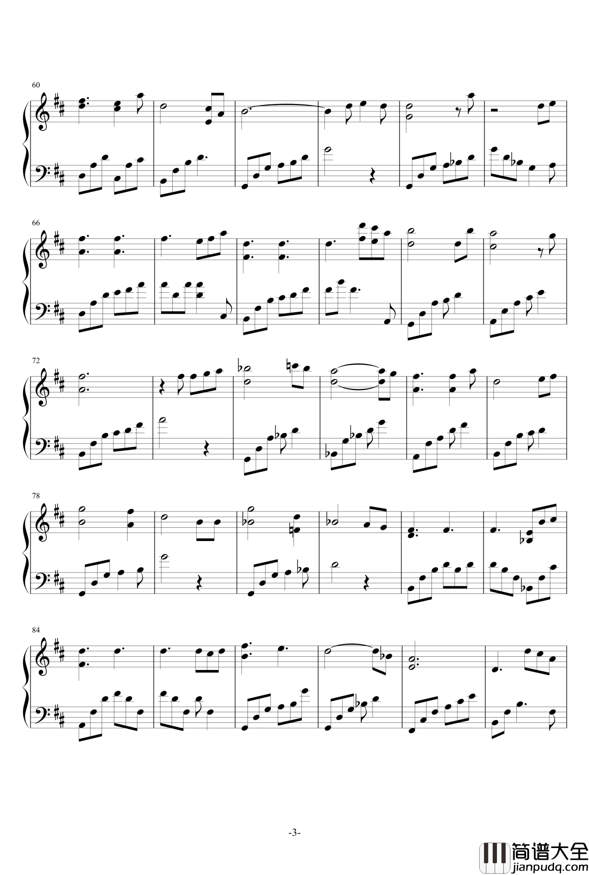 Happily_Ever_After钢琴谱_Sunny_Choi