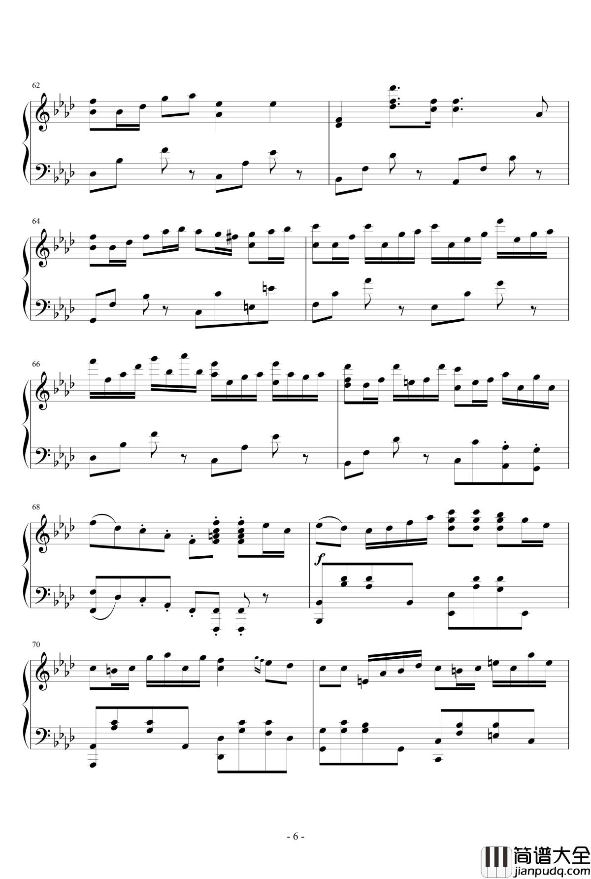 Piano_ArrangementQuo_Vadis钢琴谱_君往何处_M2U