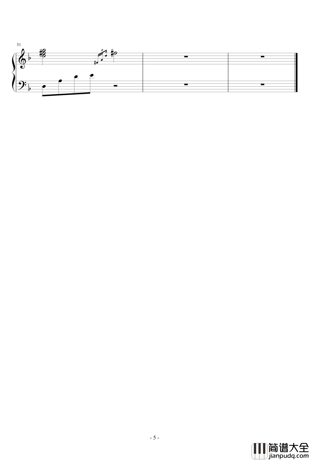 95版小李飞刀片尾曲钢琴谱_清者自清钢琴独奏_苏永康