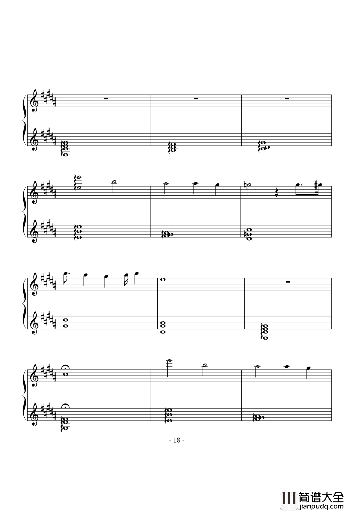 秋之回忆_when_will_the_rain_end钢琴谱_秋之回忆