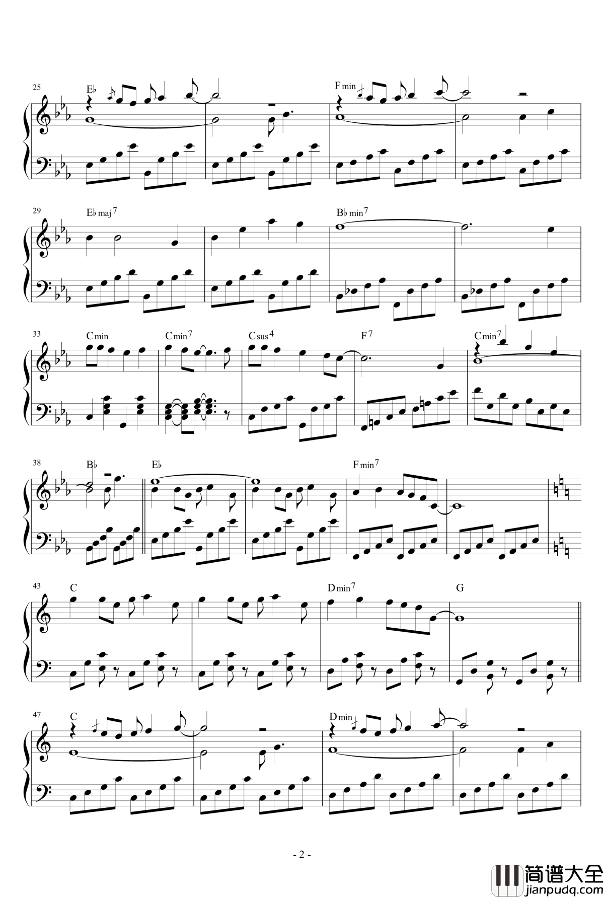 Sing钢琴谱_卡伦·卡朋特