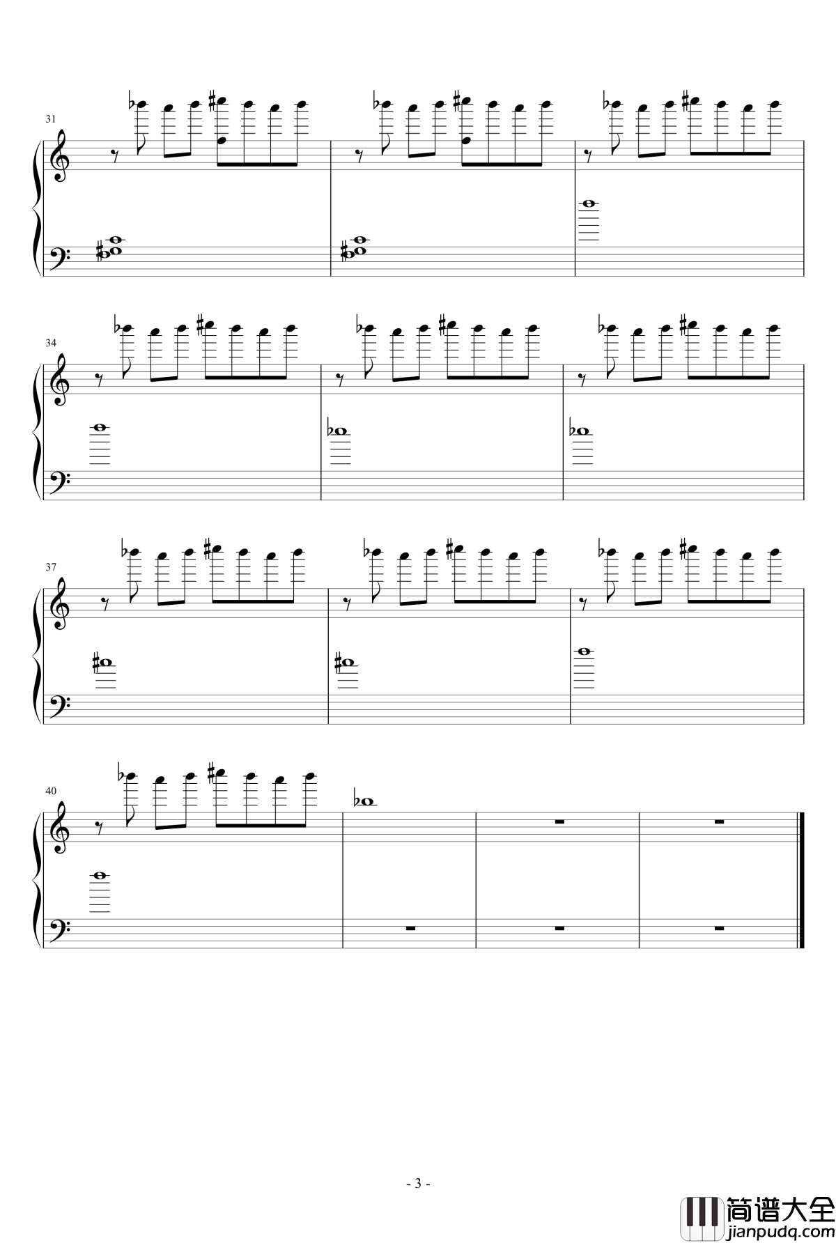 即兴钢琴谱_练习曲_GennieWong