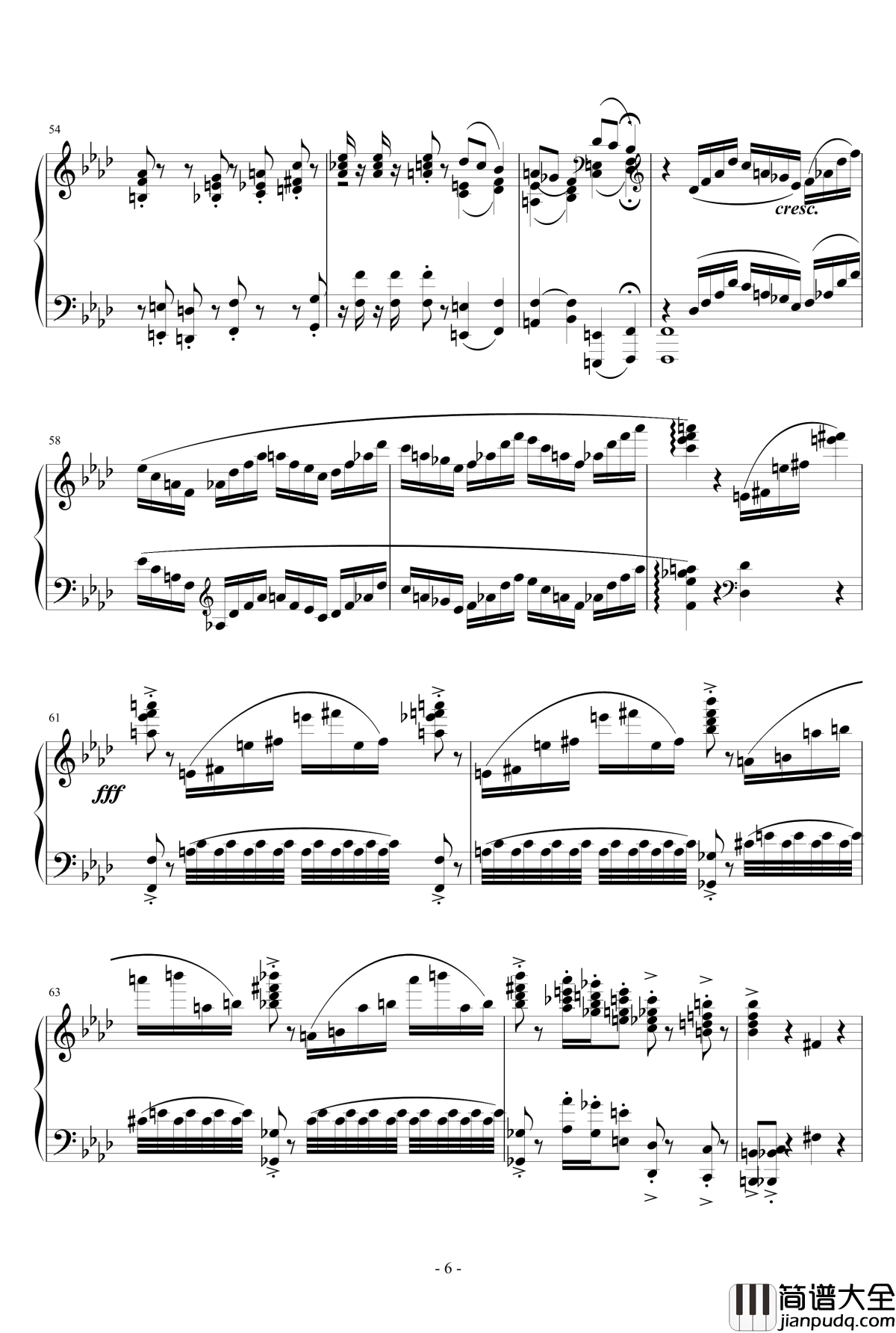 小温狂想曲2.7钢琴谱_一个球