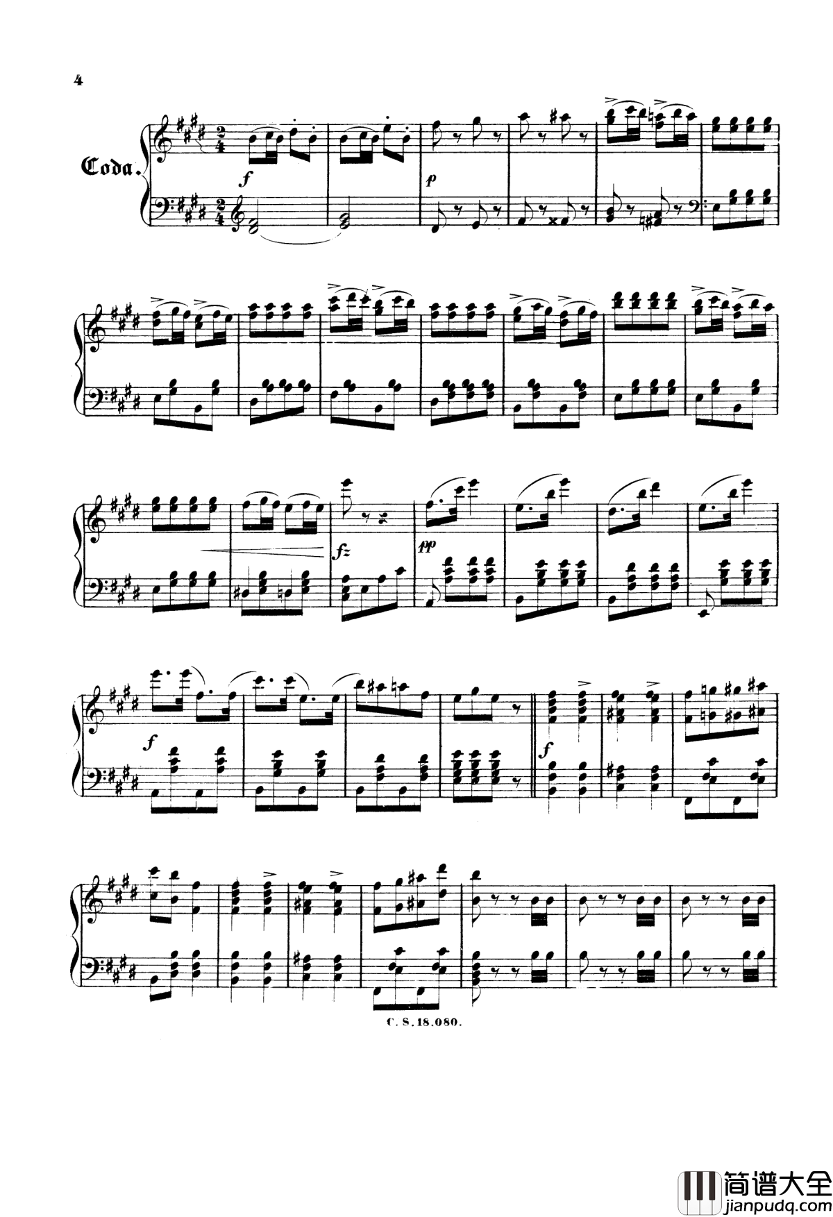 小约翰_斯特劳斯___游览列车快速波尔卡_____Op.281_约翰·斯特劳斯_钢琴谱