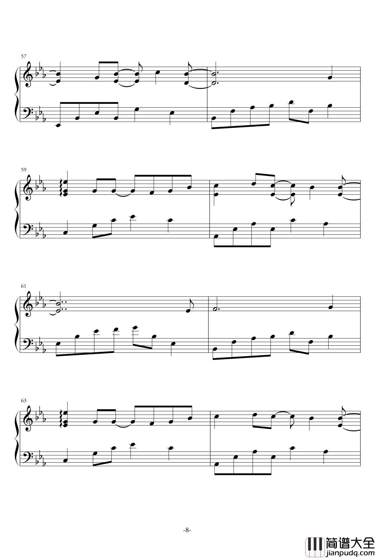 Stay_with_Me钢琴谱_孤单又灿烂的神_鬼怪