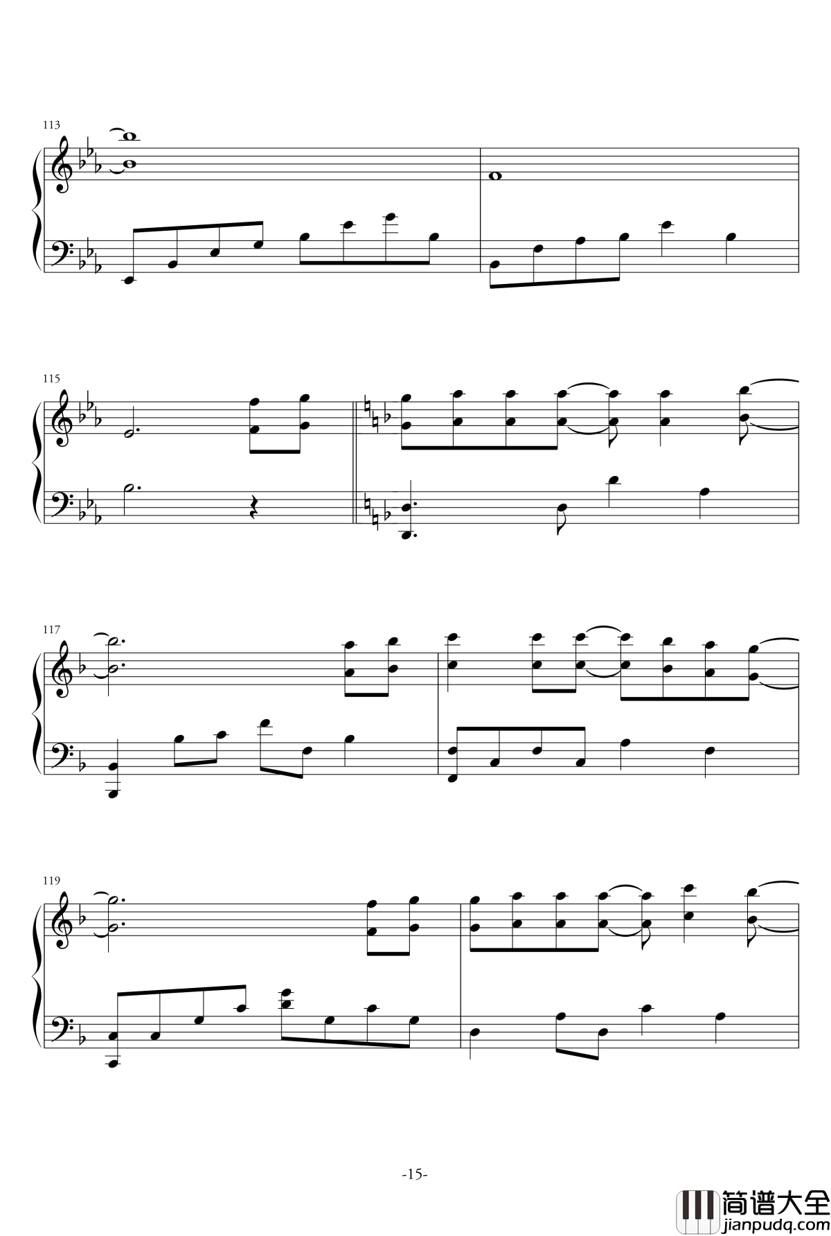 Stay_with_Me钢琴谱_孤单又灿烂的神_鬼怪