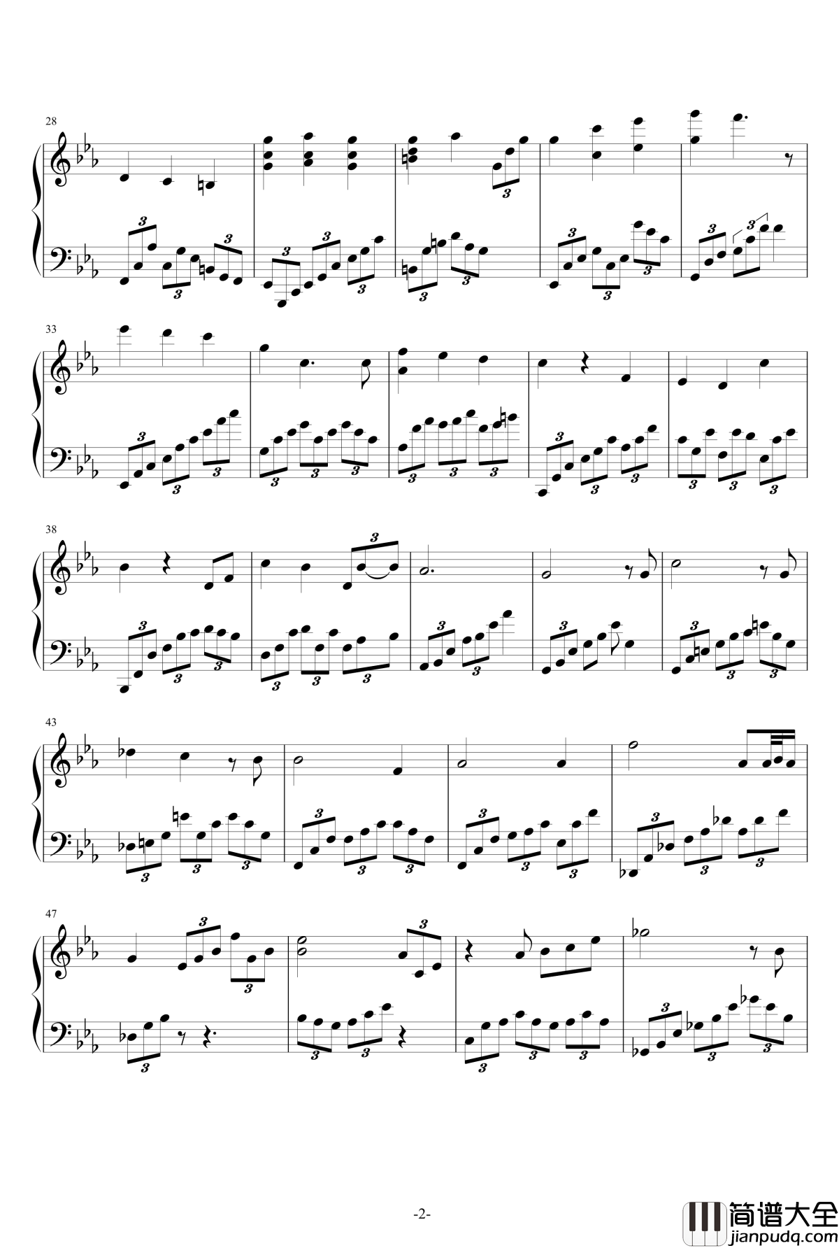 Leningrad钢琴谱_William_Joseph