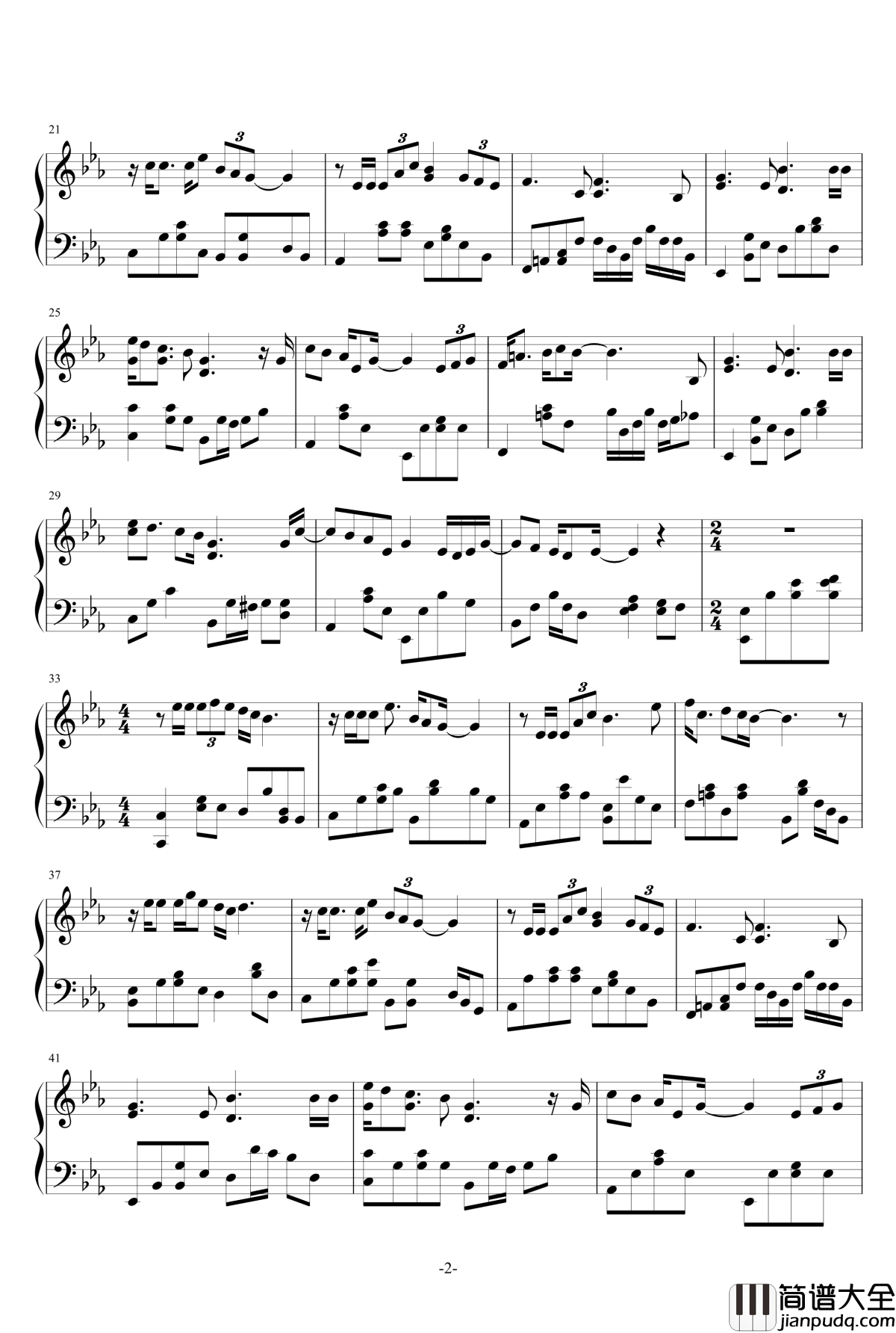 La_Maladie_D&钢琴谱_Michel_Sardou_amp_apos_amour