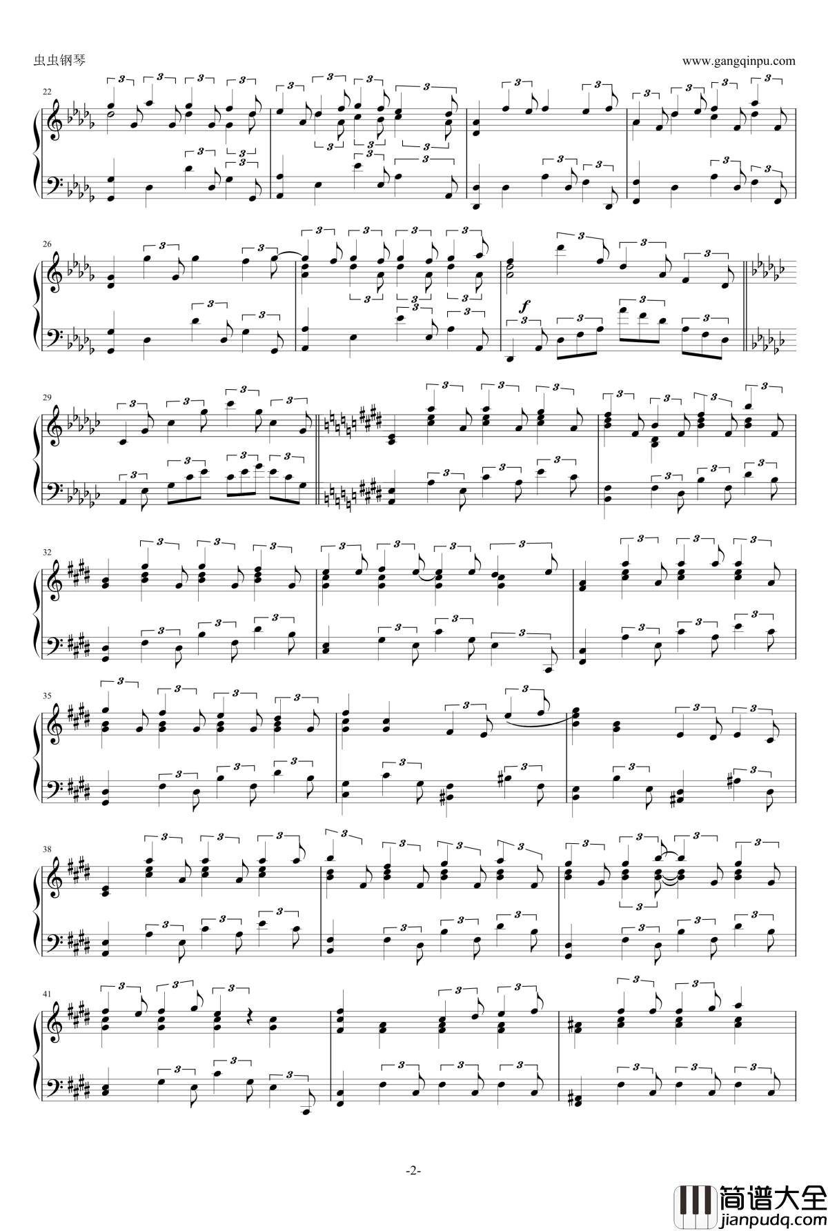 ED_イシュカン·コミュニケーション钢琴谱_小林家的妹抖龙