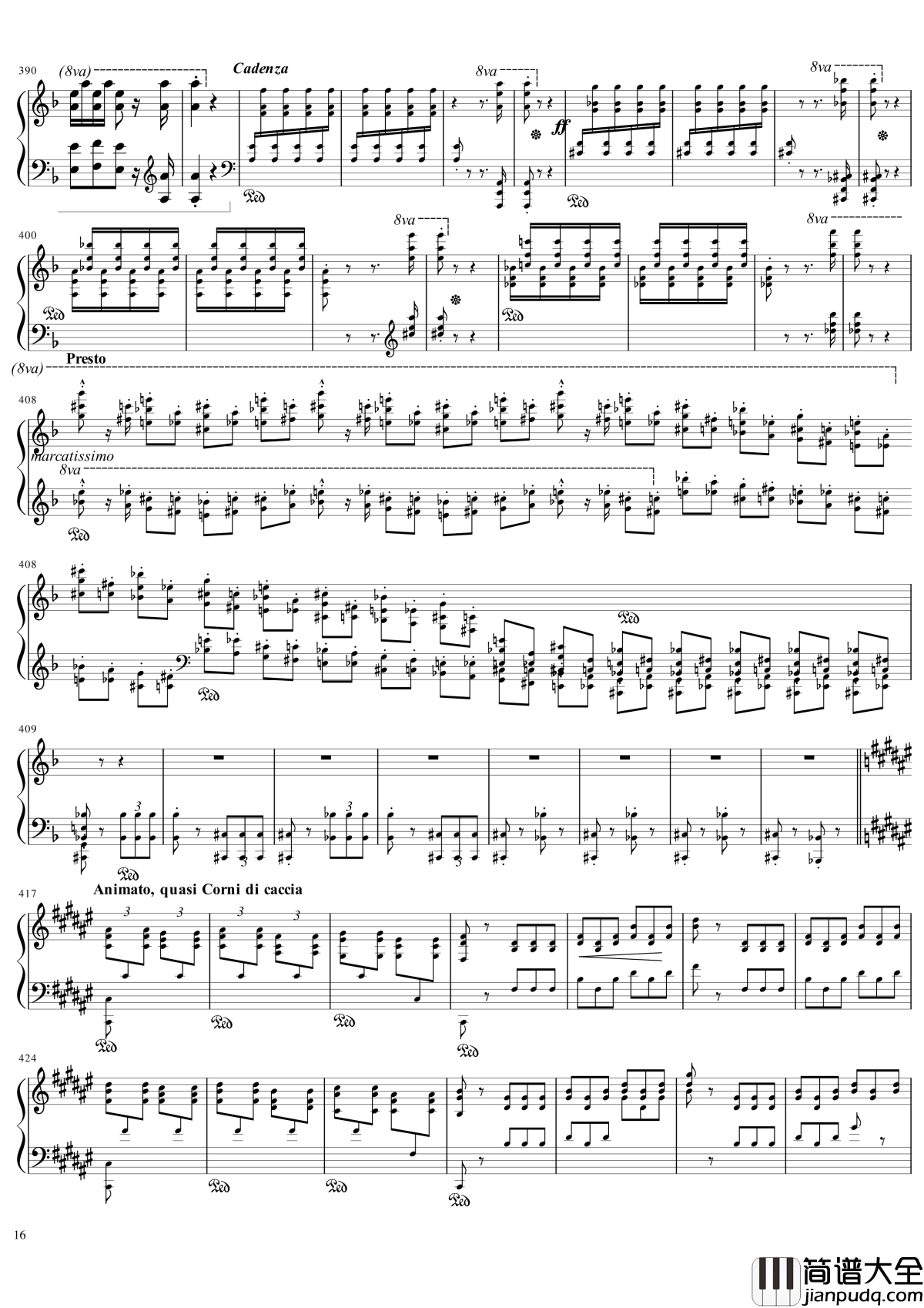 死之舞钢琴谱_Totentanz_李斯特