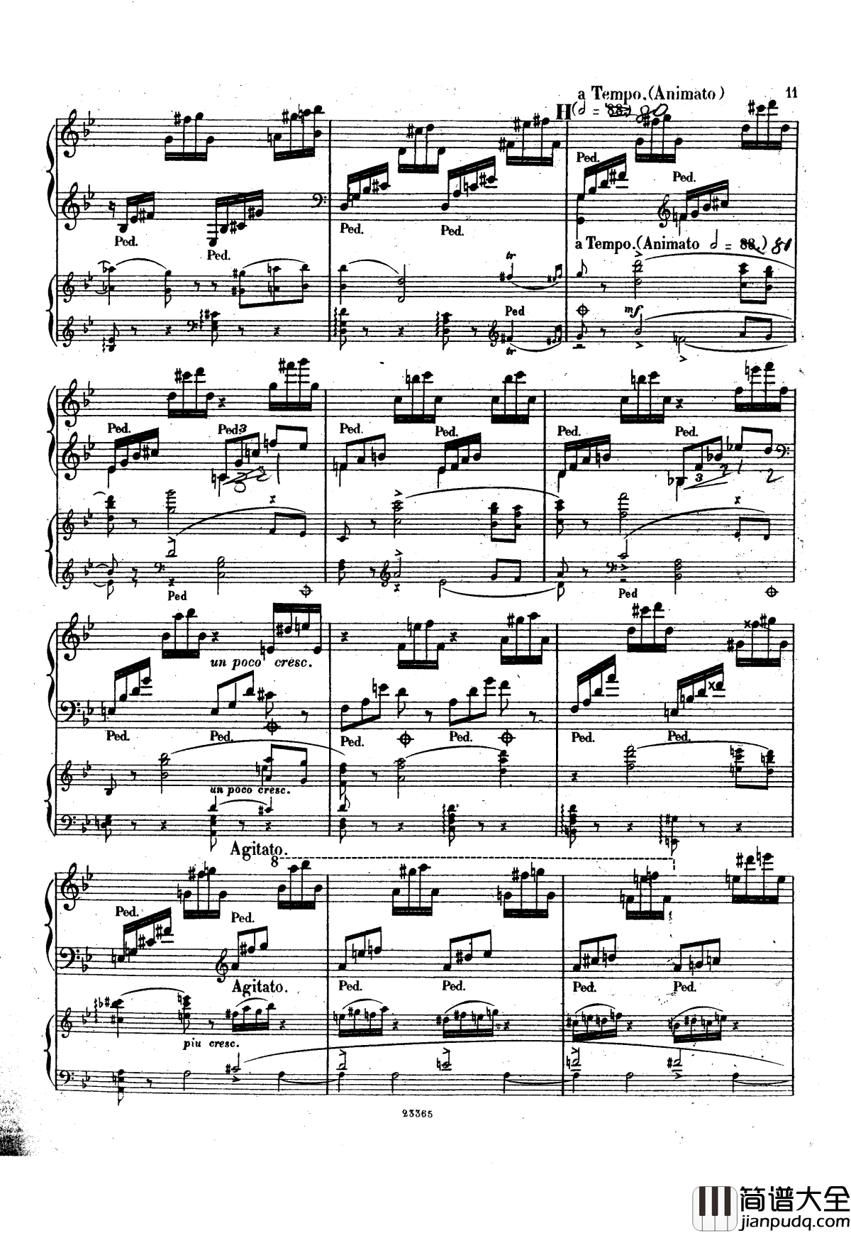 g小调钢琴协奏曲__Op.15钢琴谱_斯甘巴蒂