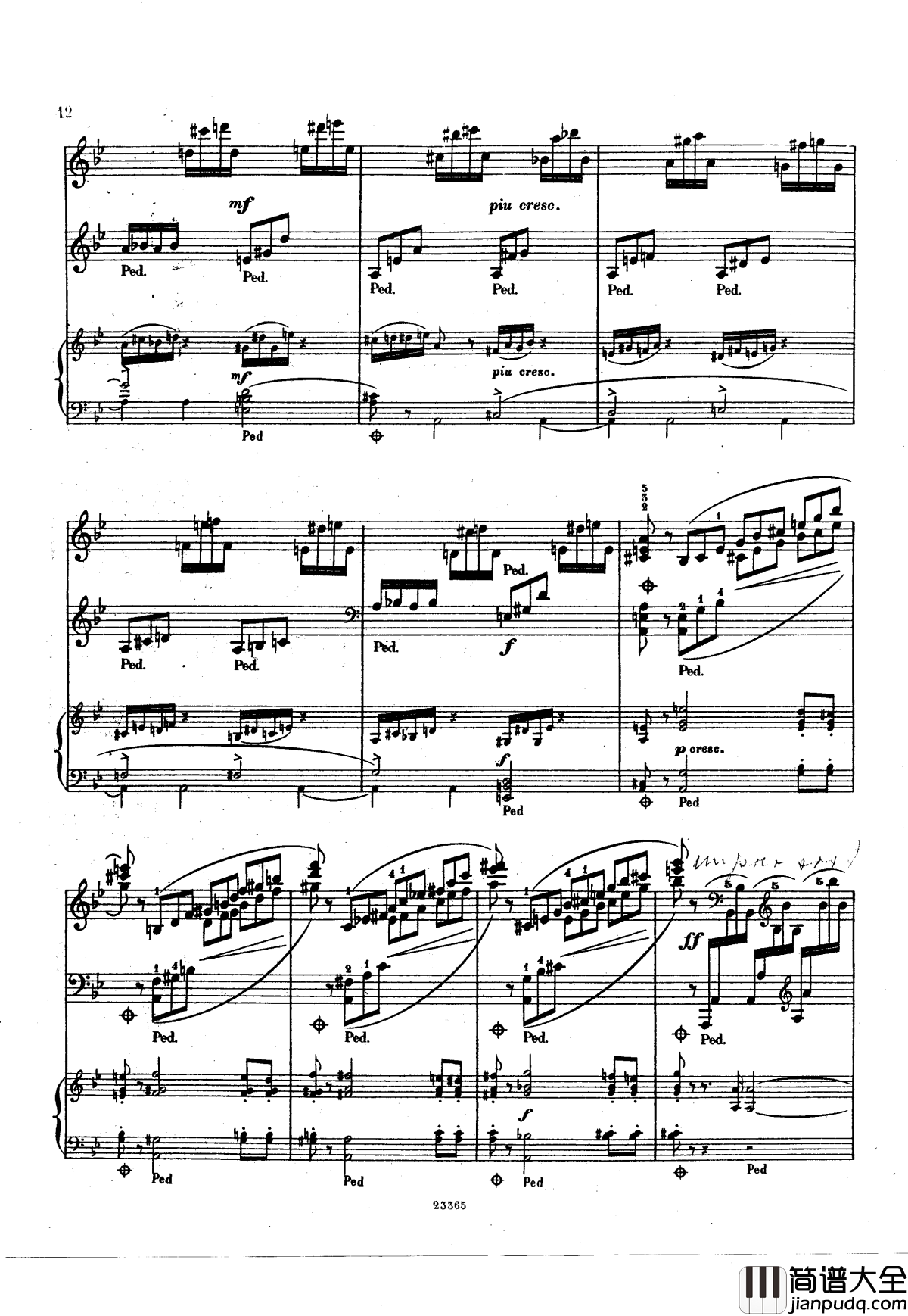 g小调钢琴协奏曲__Op.15钢琴谱_斯甘巴蒂