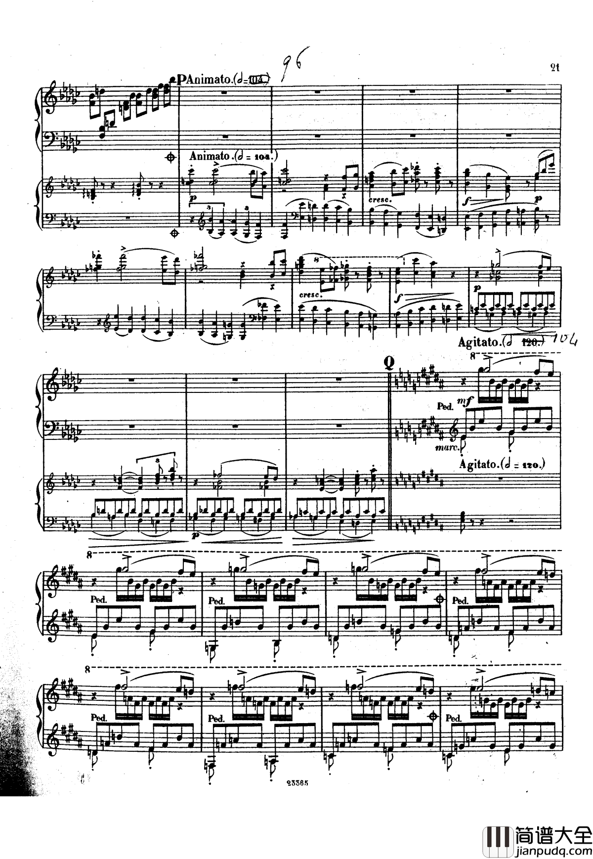 g小调钢琴协奏曲__Op.15钢琴谱_斯甘巴蒂