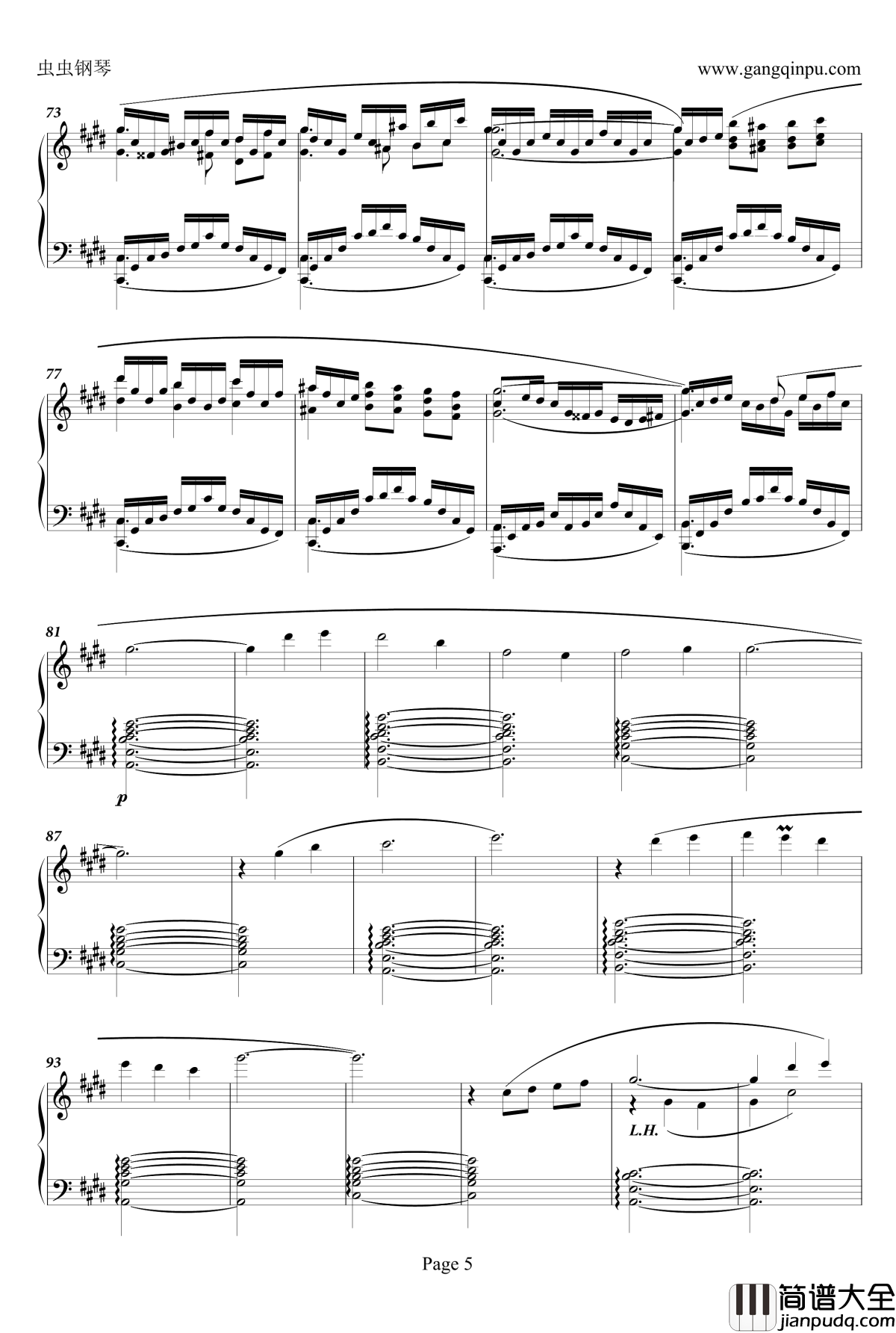 百鸟朝凰钢琴谱_Majestic_Phoenix_Cytus