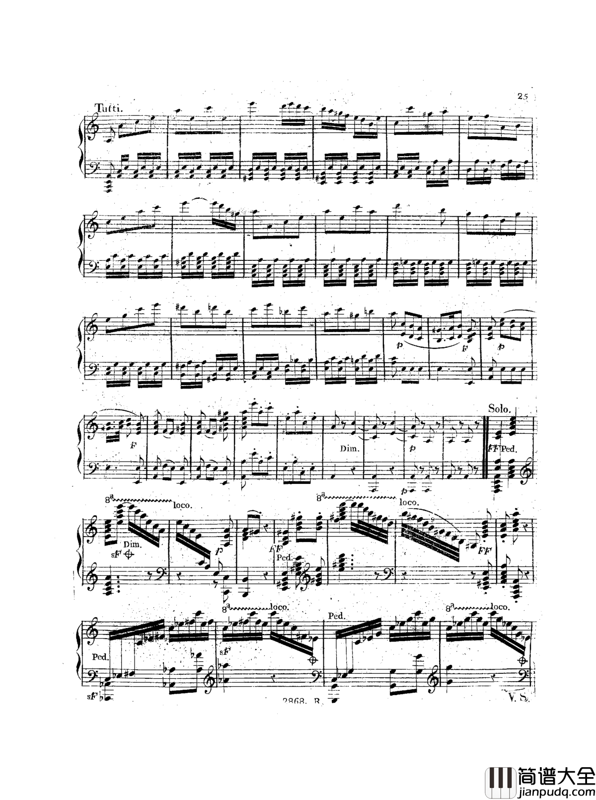 a小调钢琴协奏曲__Op.214钢琴谱_车尔尼_Czerny