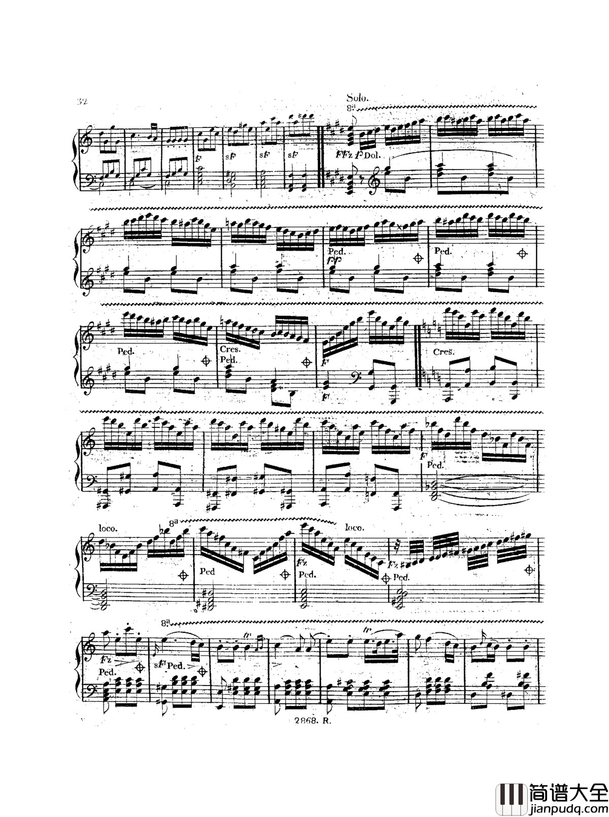 a小调钢琴协奏曲__Op.214钢琴谱_车尔尼_Czerny