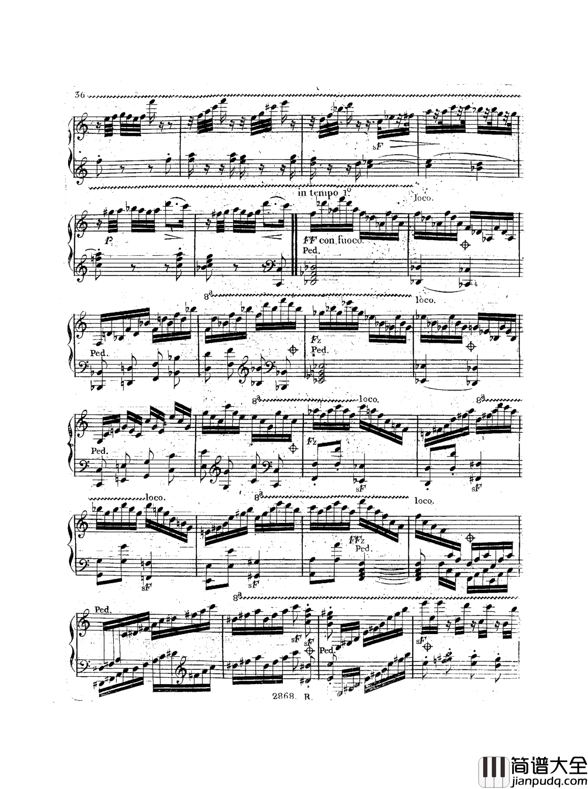 a小调钢琴协奏曲__Op.214钢琴谱_车尔尼_Czerny