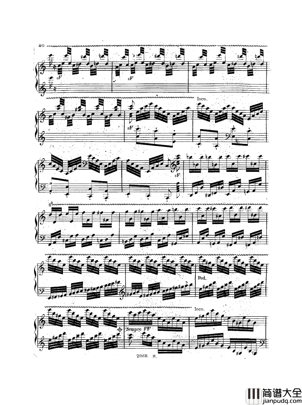 a小调钢琴协奏曲__Op.214钢琴谱_车尔尼_Czerny