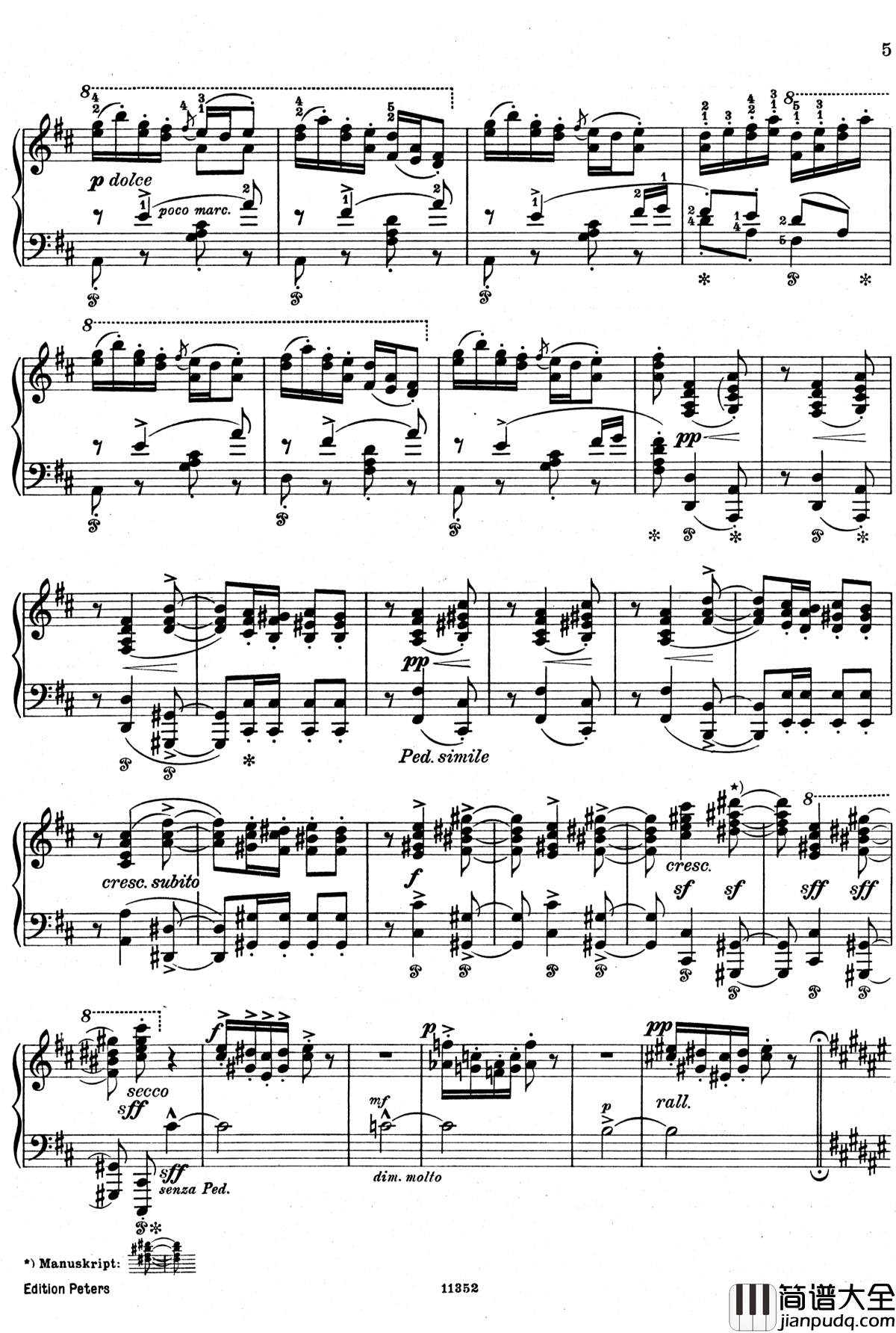 升F大调沙龙波尔卡__Op.7__No.1_钢琴谱_斯美塔那