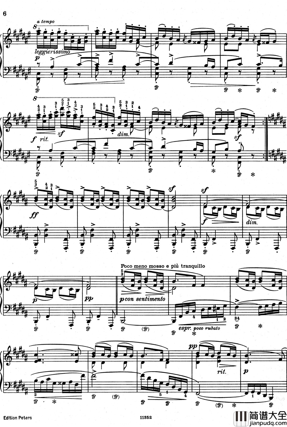 升F大调沙龙波尔卡__Op.7__No.1_钢琴谱_斯美塔那