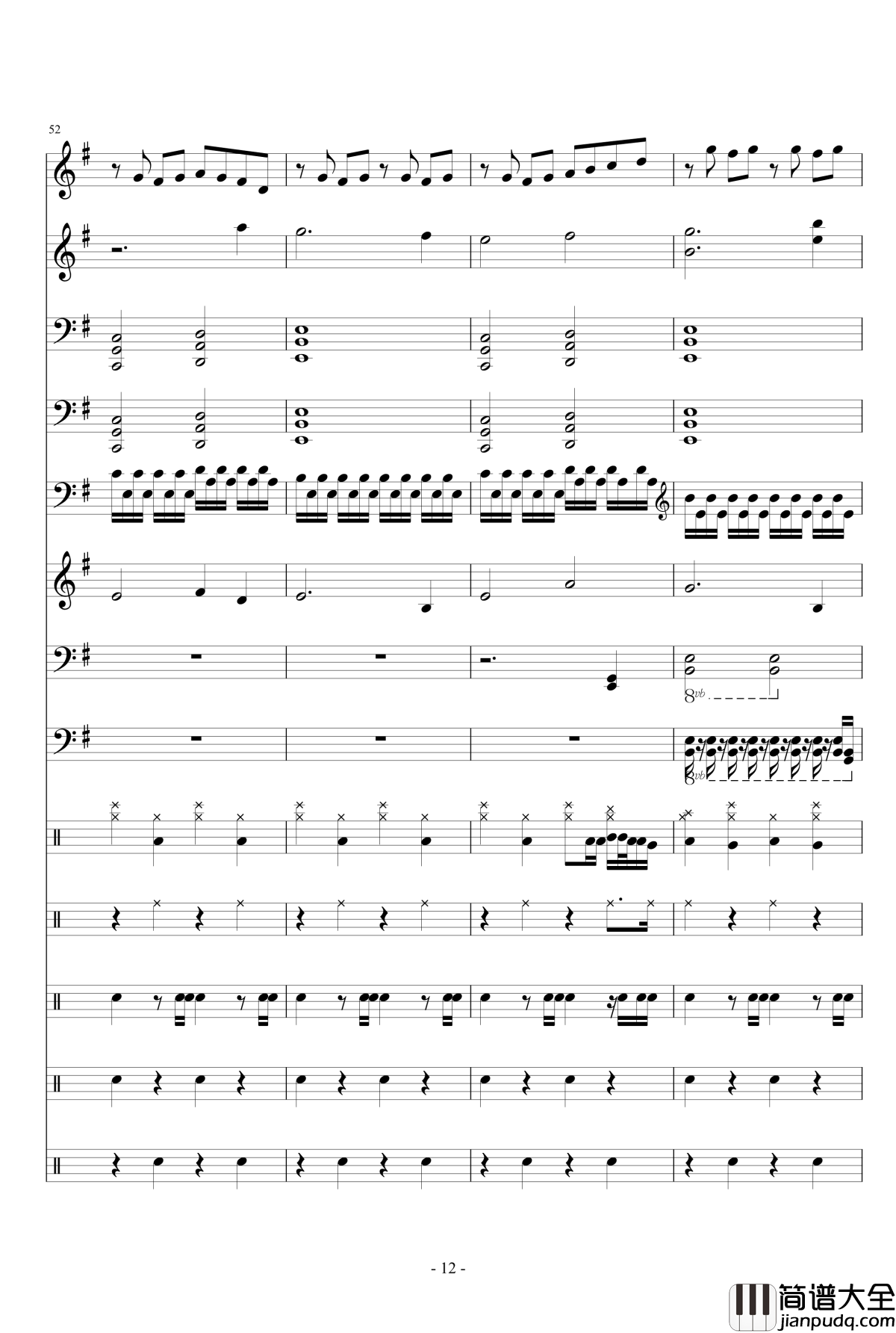 Instrument_latitude钢琴谱_Dollman