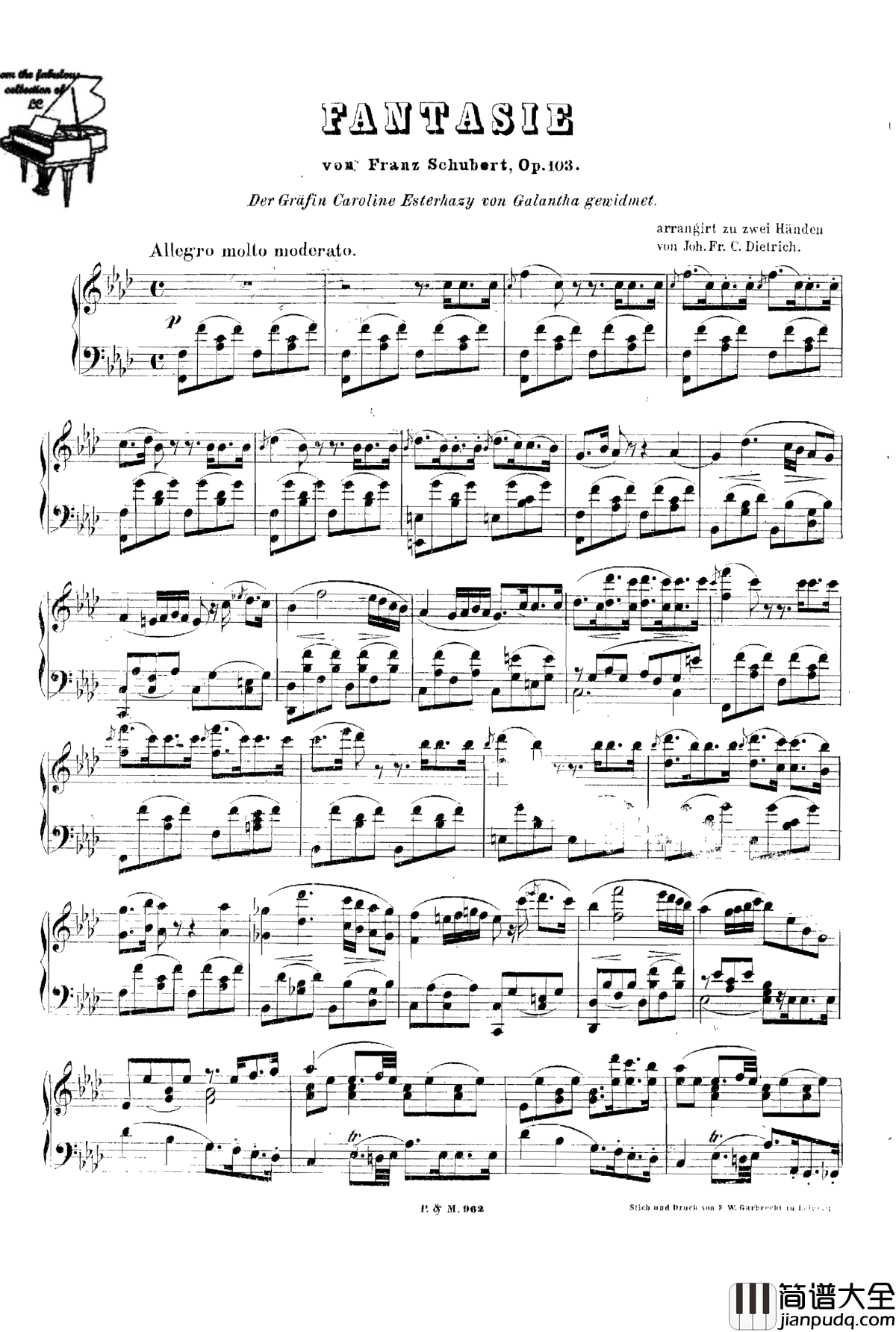 _f小调幻想曲__D.940钢琴谱_舒伯特