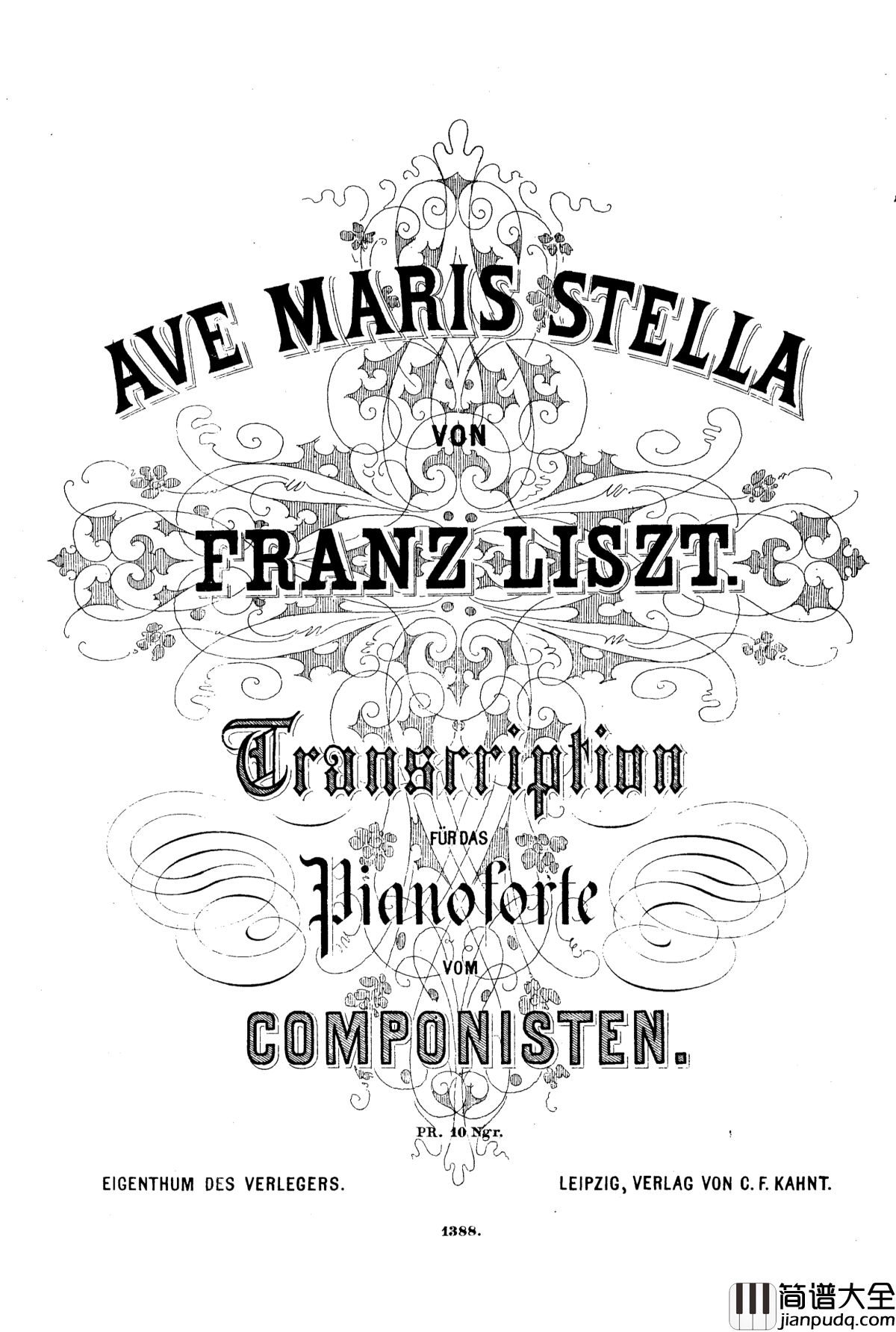 万福_海之星__S.506钢琴谱_李斯特