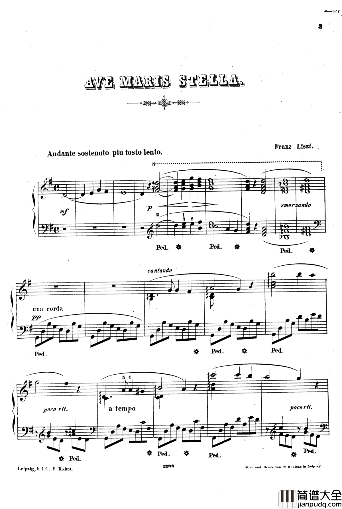 万福_海之星__S.506钢琴谱_李斯特