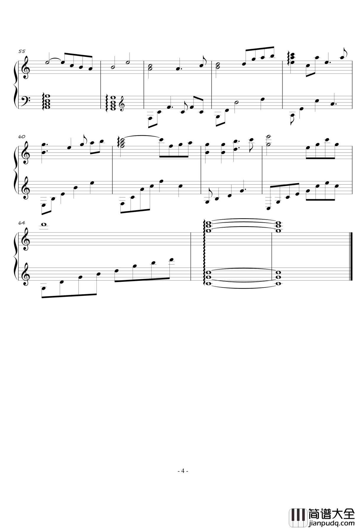 时光钢琴谱_孤岛菌