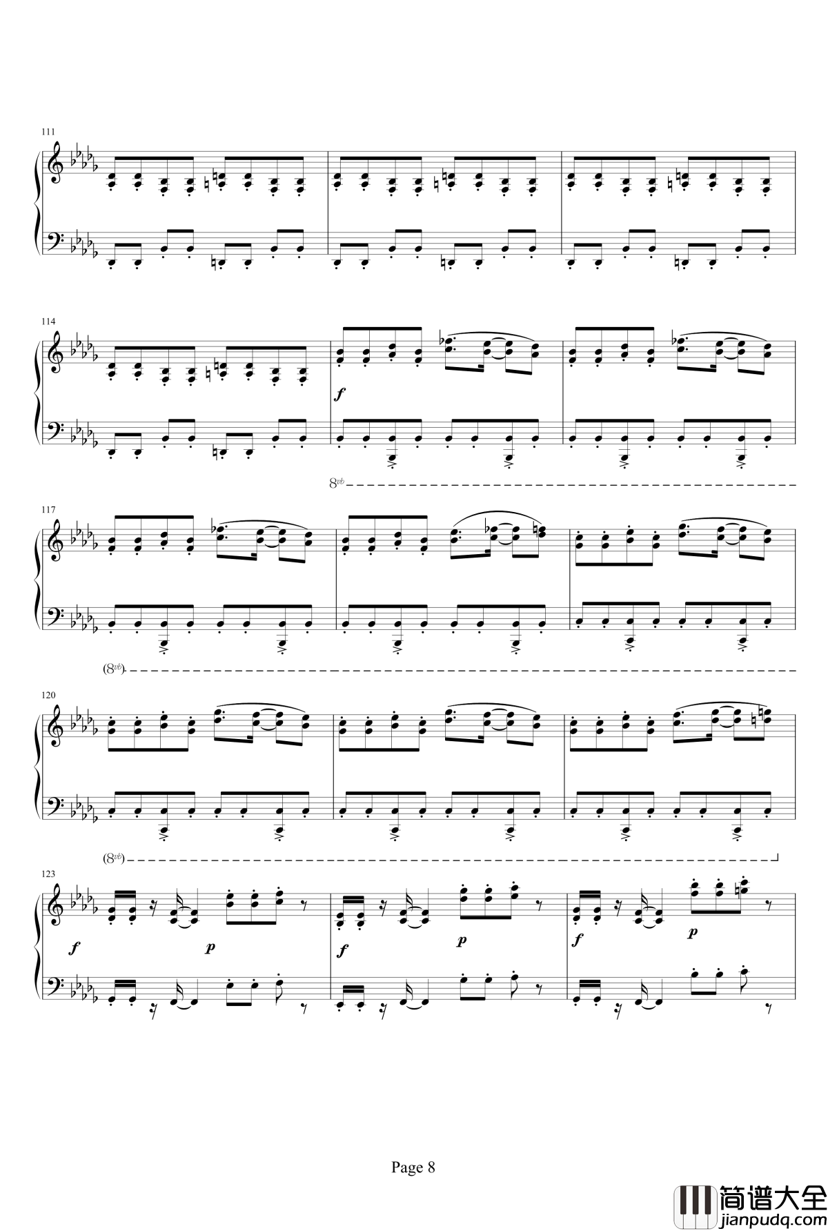 魂斗罗钢琴谱_重制_魂斗罗