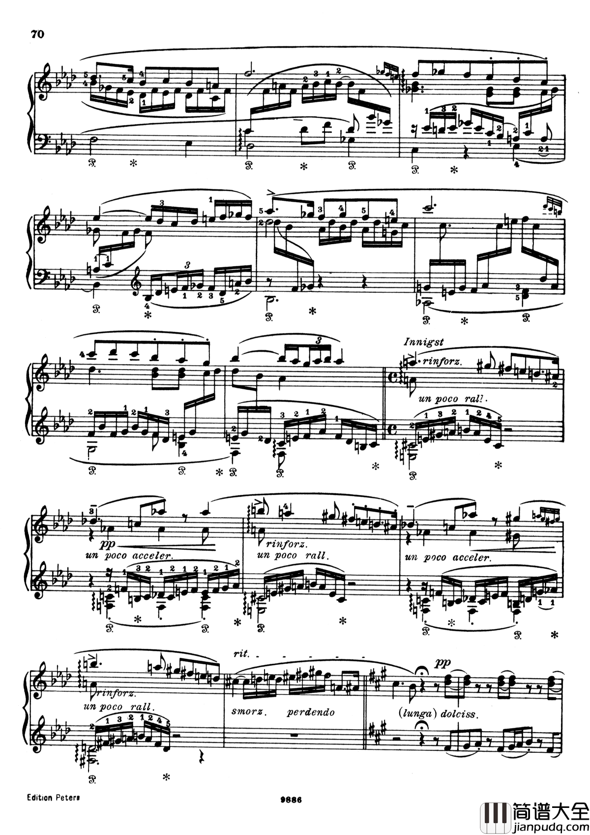 浮士德交响曲_S.108_第二乐章钢琴谱_李斯特