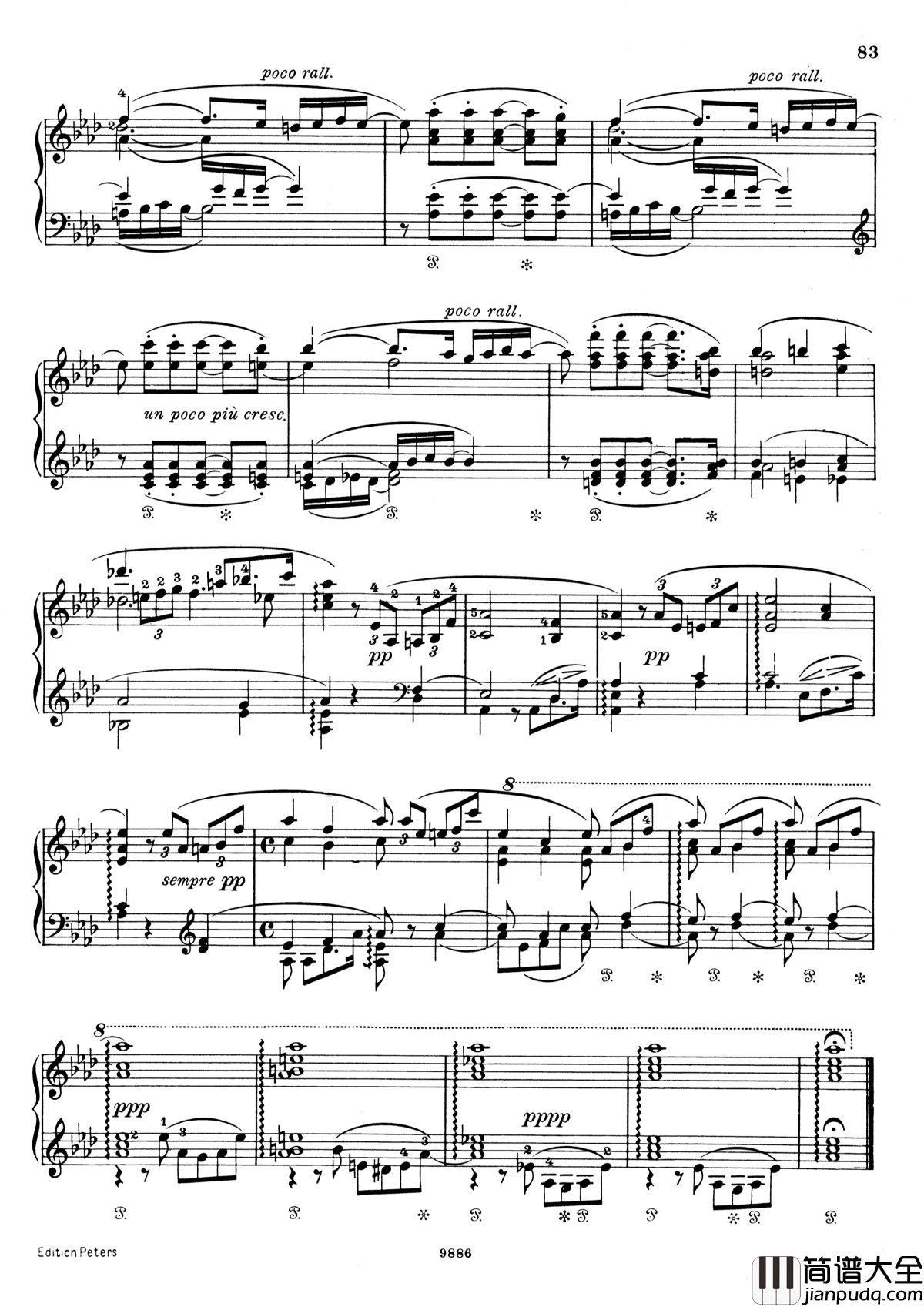 浮士德交响曲_S.108_第二乐章钢琴谱_李斯特