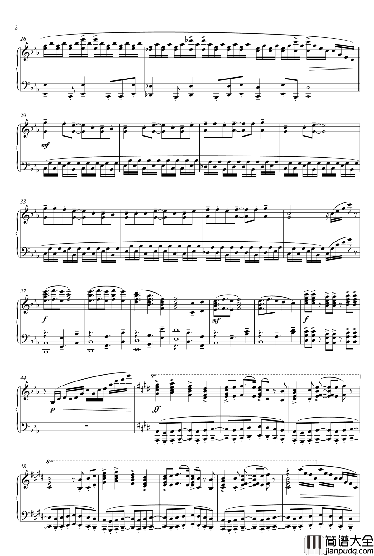 Resonance钢琴谱_噬魂师_OP1_Animenz