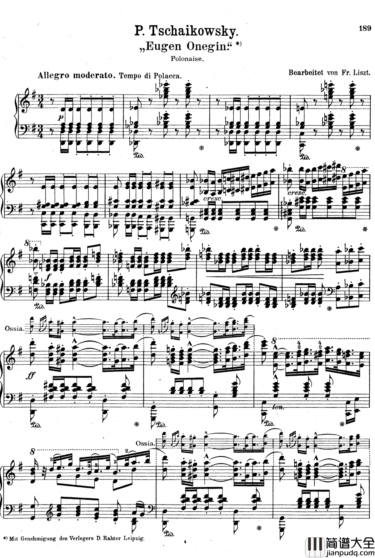 波兰舞曲_S.262钢琴谱_柴科夫斯基_Peter_Ilyich_Tchaikovsky_李斯特改编柴可夫斯基