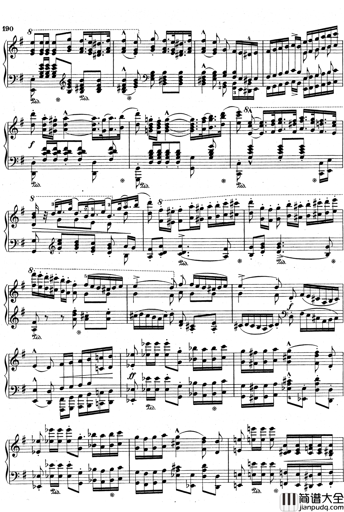 波兰舞曲_S.262钢琴谱_柴科夫斯基_Peter_Ilyich_Tchaikovsky_李斯特改编柴可夫斯基