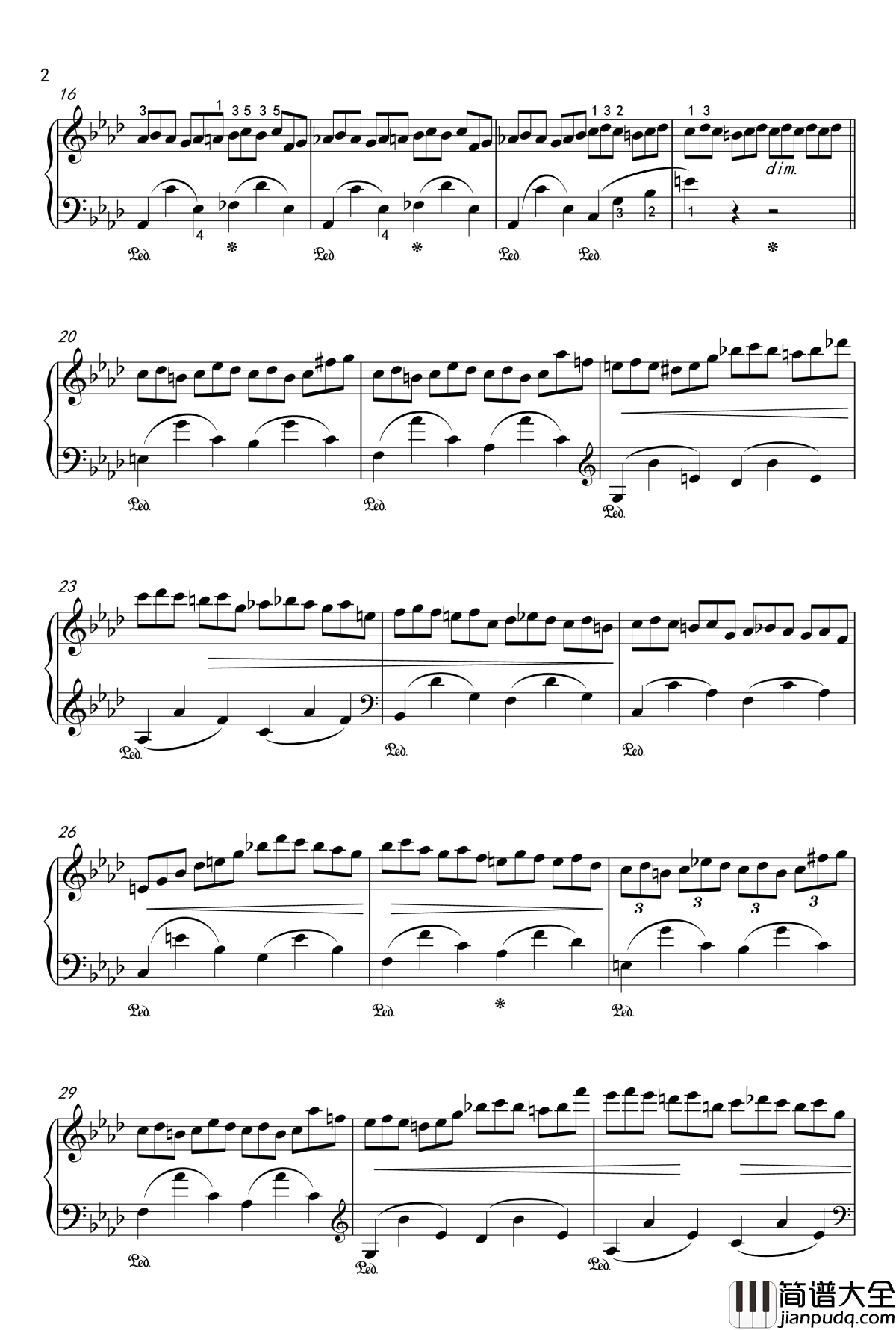 练习曲钢琴谱_OP_25_2_肖邦_chopin