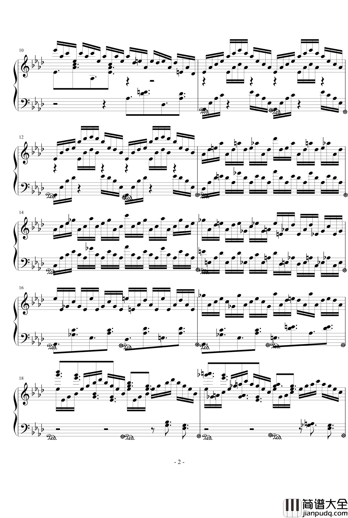 初雪钢琴谱_yebeiyu