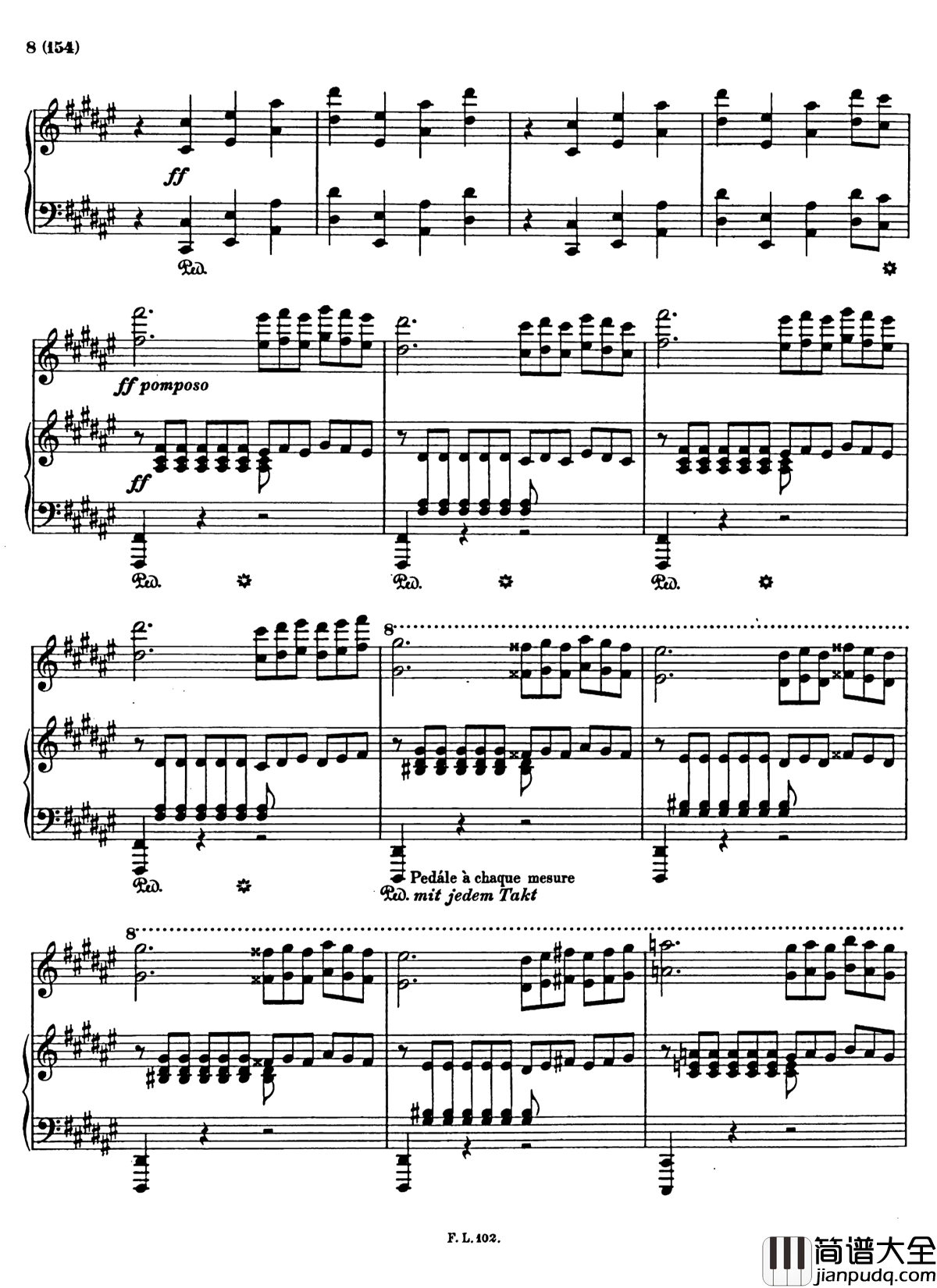 梅菲斯特圆舞曲__第三首_S.216钢琴谱_李斯特