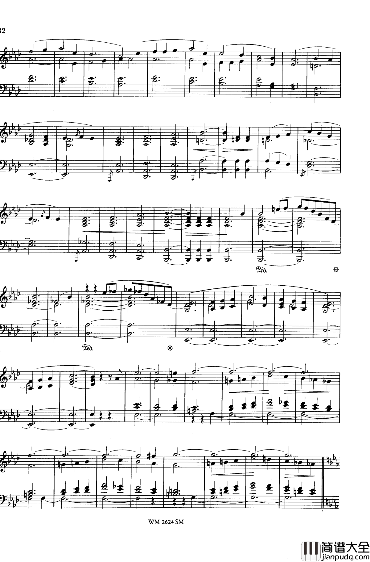 c小调第二谐谑曲Op.14钢琴谱_舒曼_克拉拉