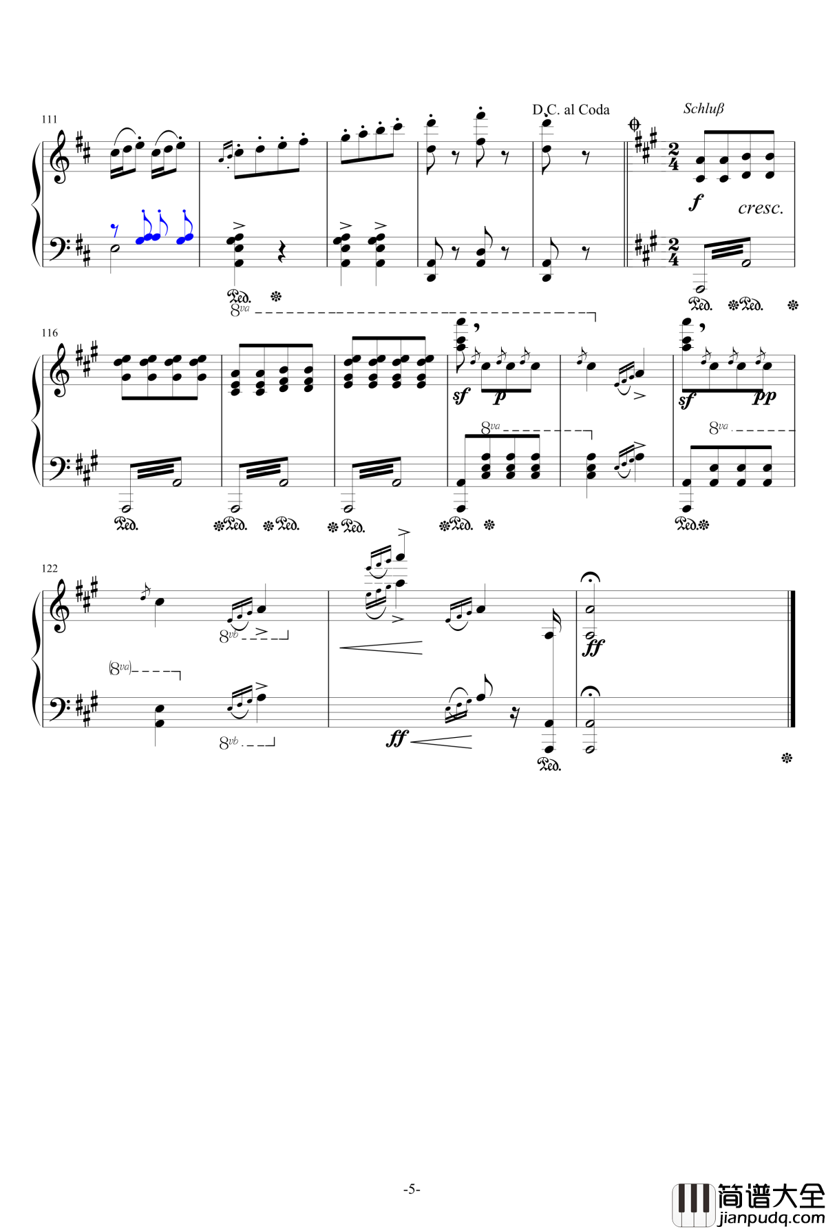 闲聊波尔卡钢琴谱_独奏版_约翰·施特劳斯