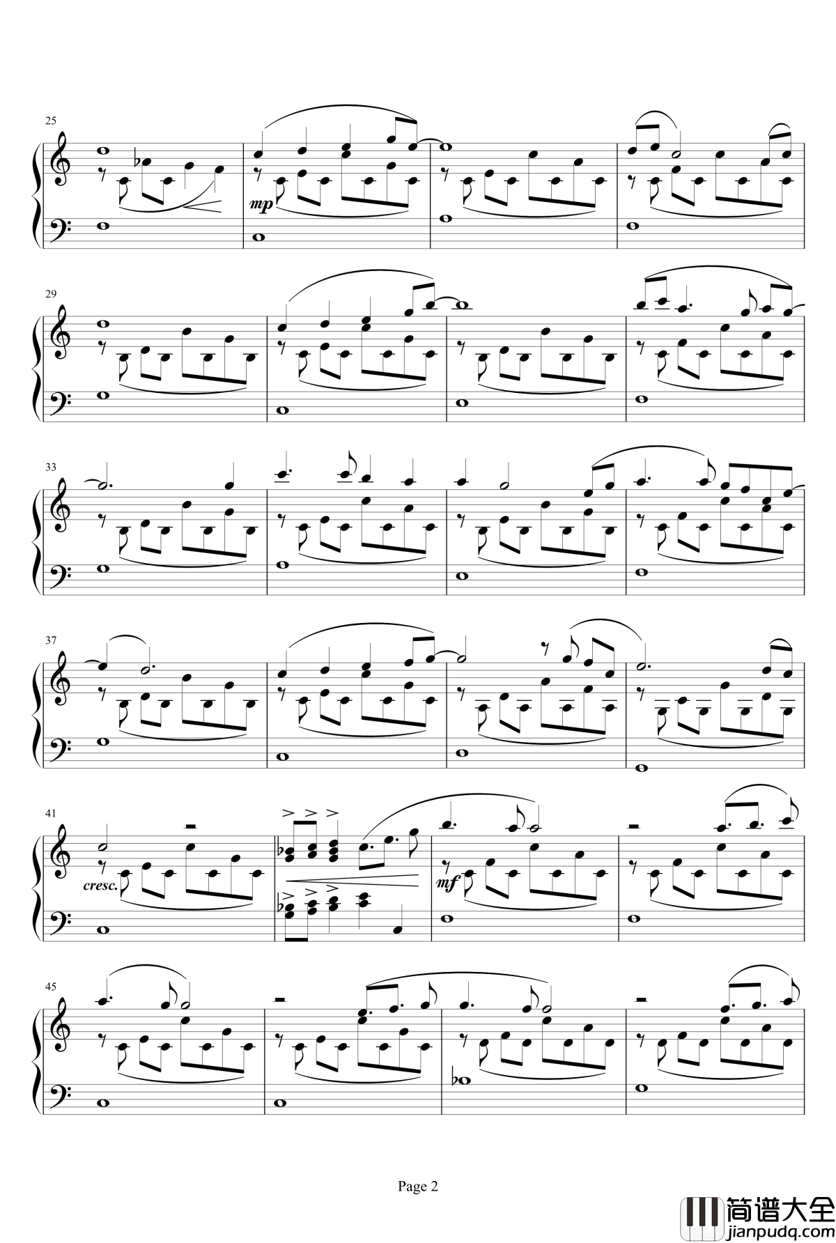 Eyes_On_Me钢琴谱_最终幻想