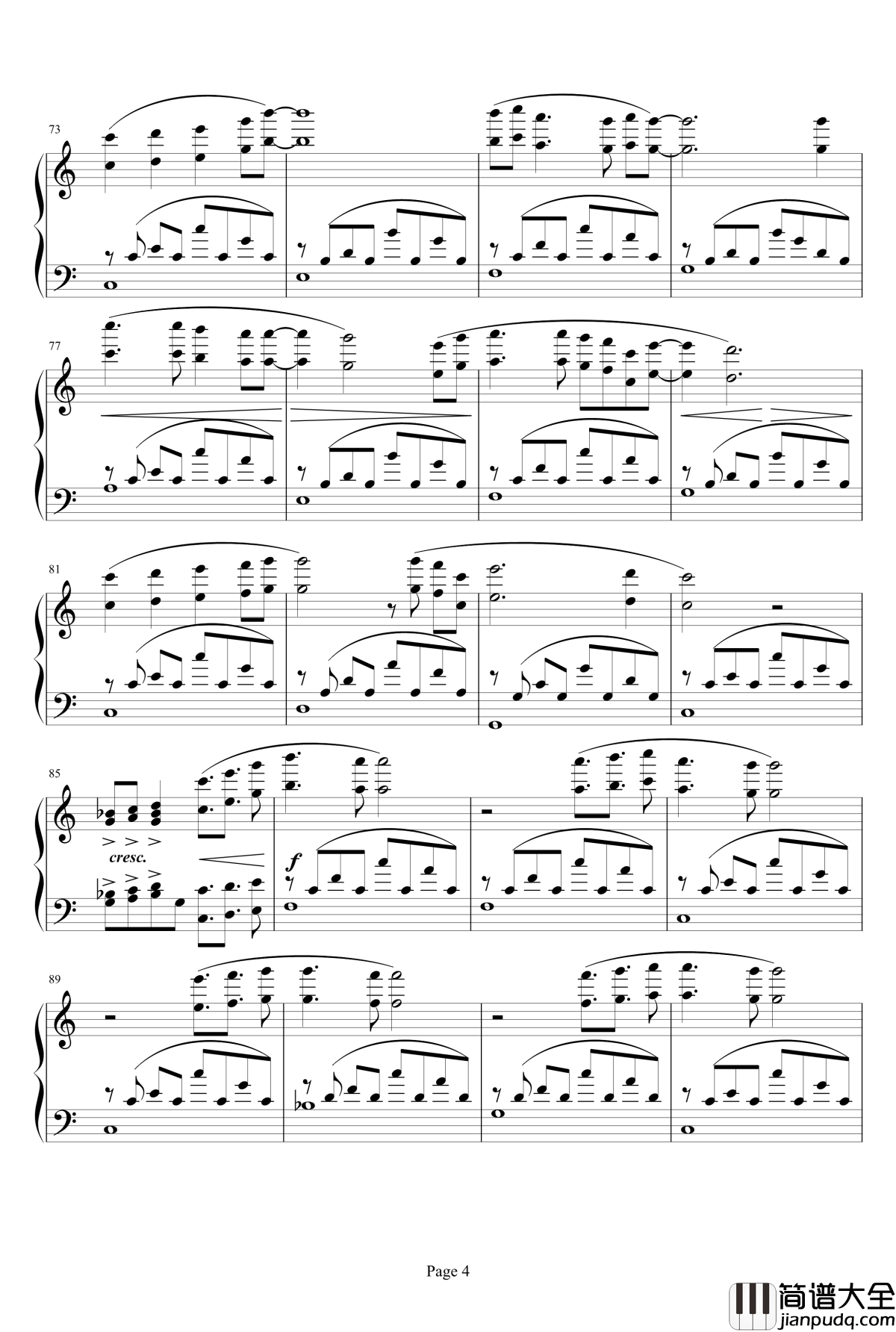 Eyes_On_Me钢琴谱_最终幻想