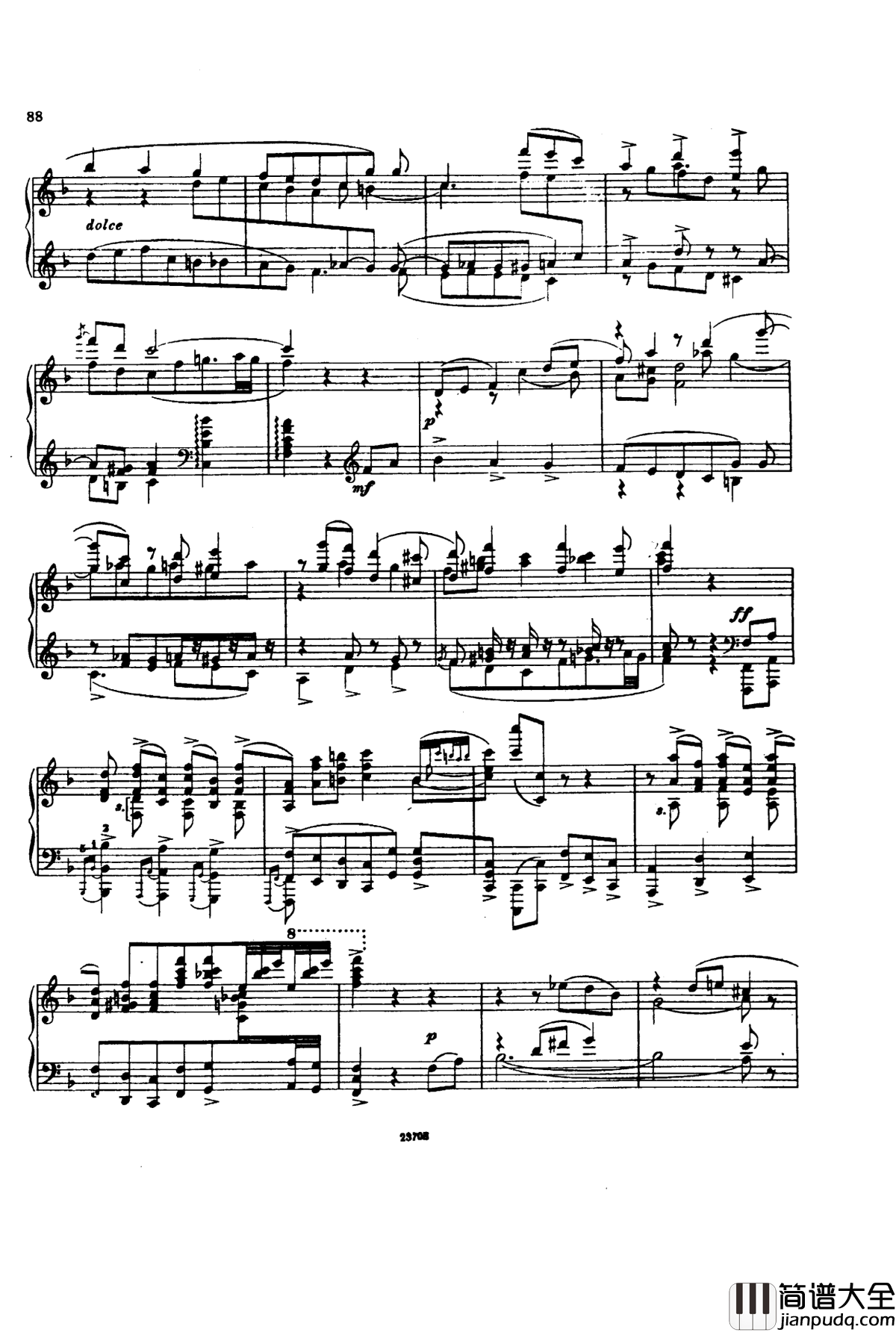 卡玛林斯卡亚幻想曲钢琴谱_格林卡