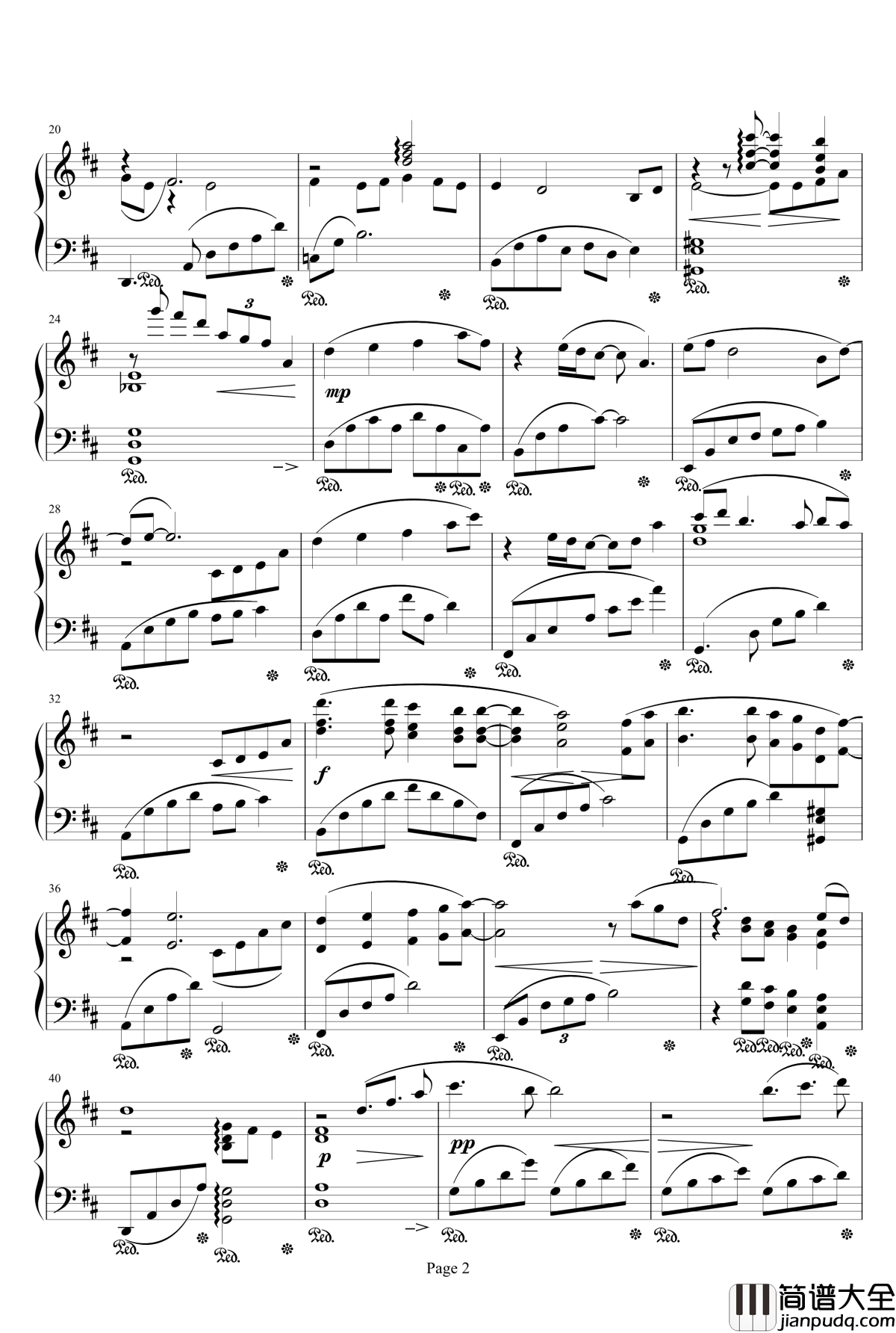 Eyes_On_Me钢琴谱_钢琴改编版_最终幻想