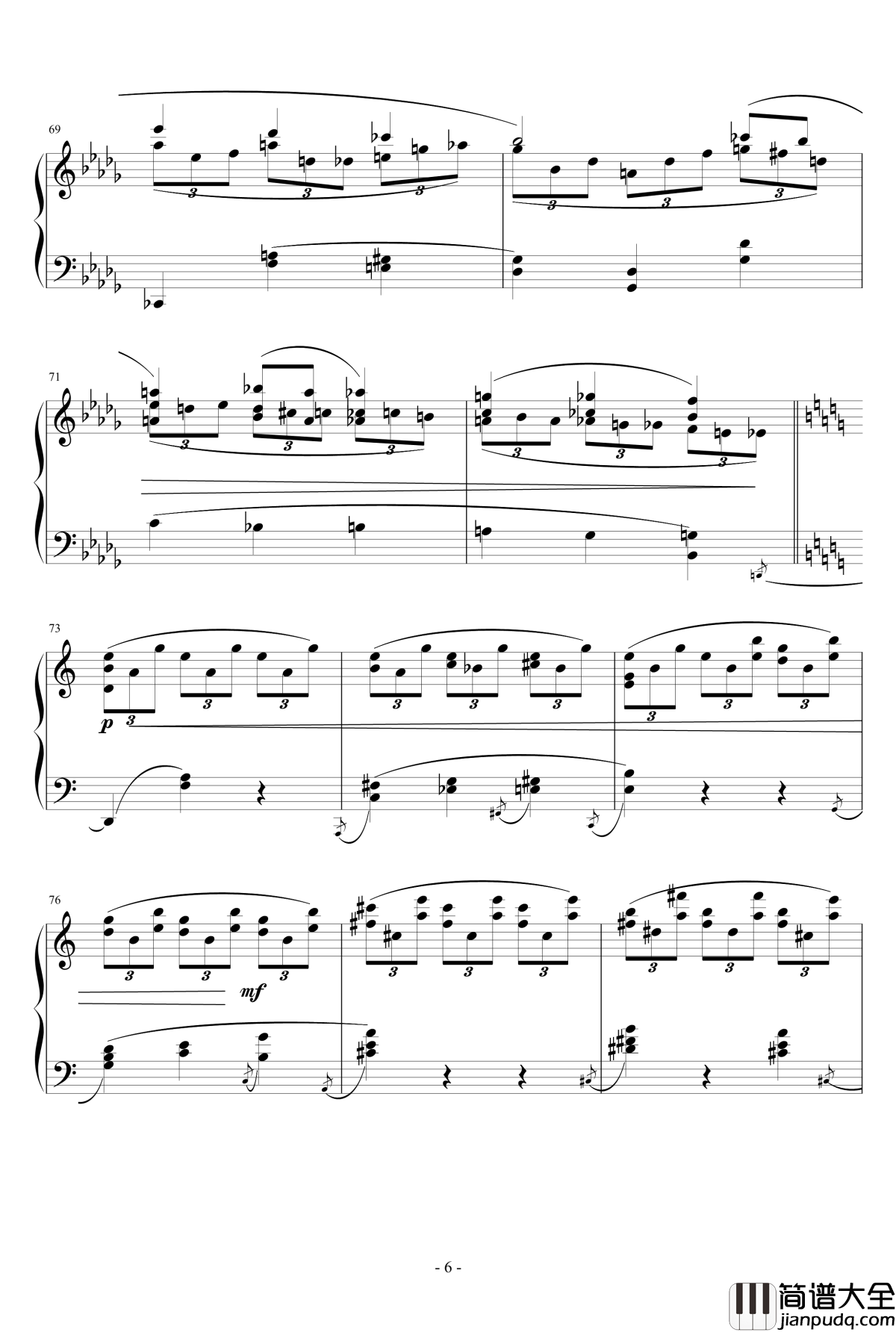 迷梦之舞钢琴谱_琴欲